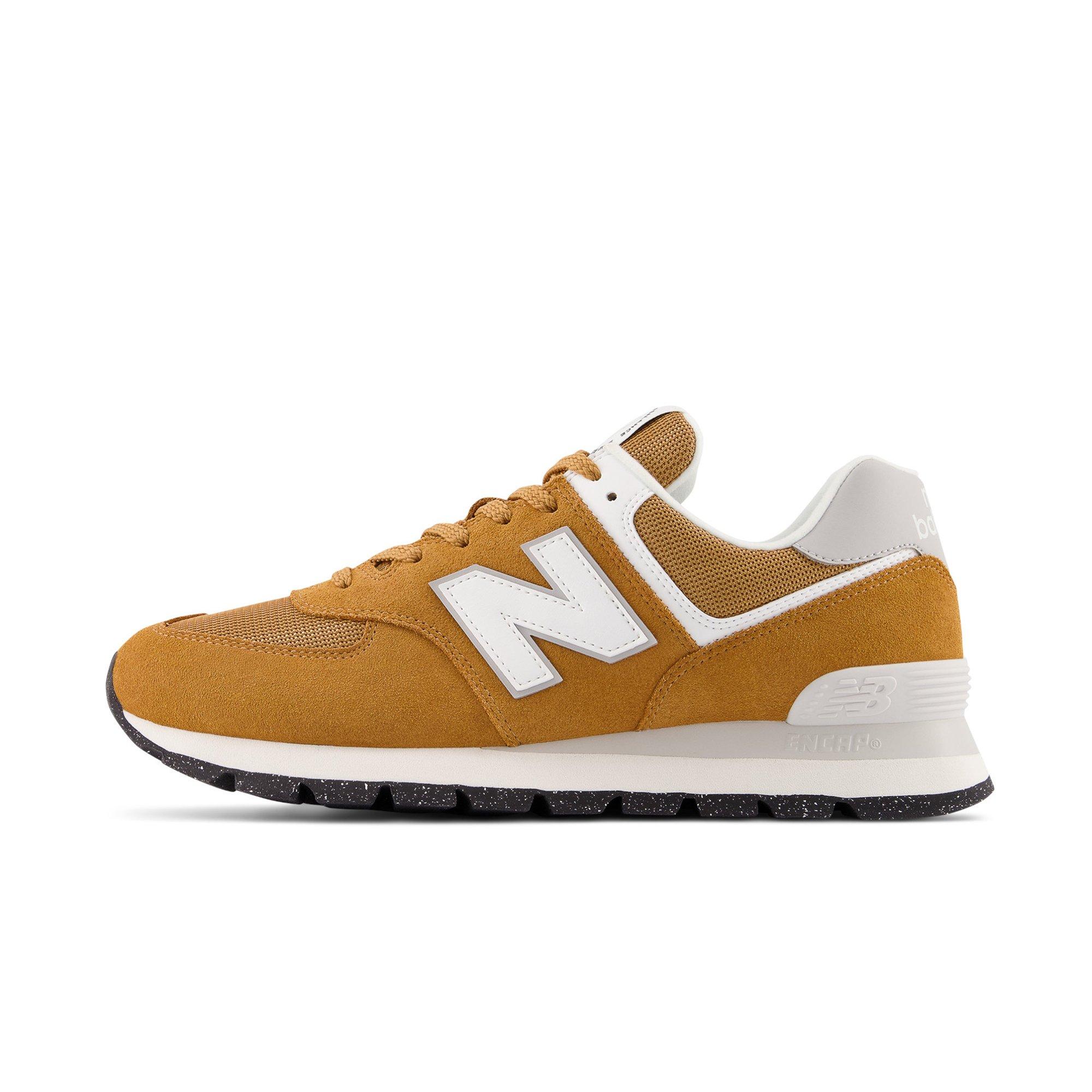 New Balance 574 Men's Essential Orange/White Shoe