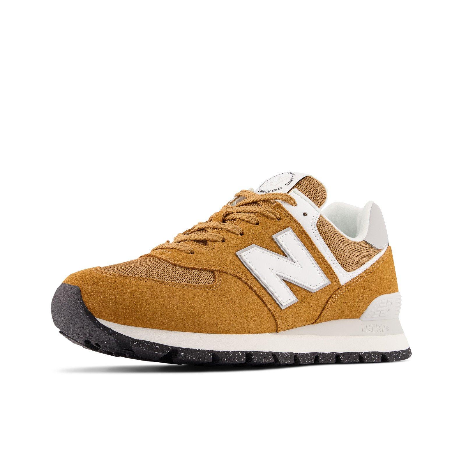 New Balance 574 Men's Essential Orange/White Shoe