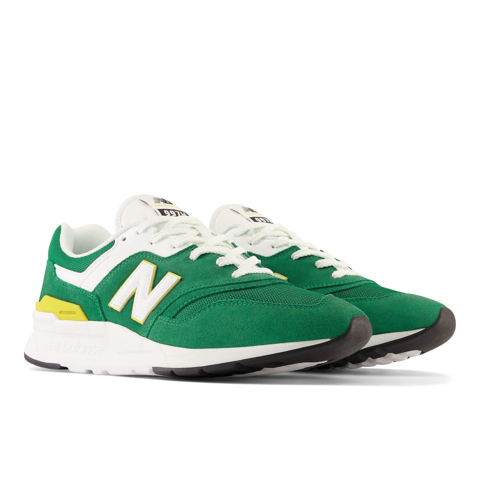 New Balance 550 White/Green Men's Shoe - Hibbett