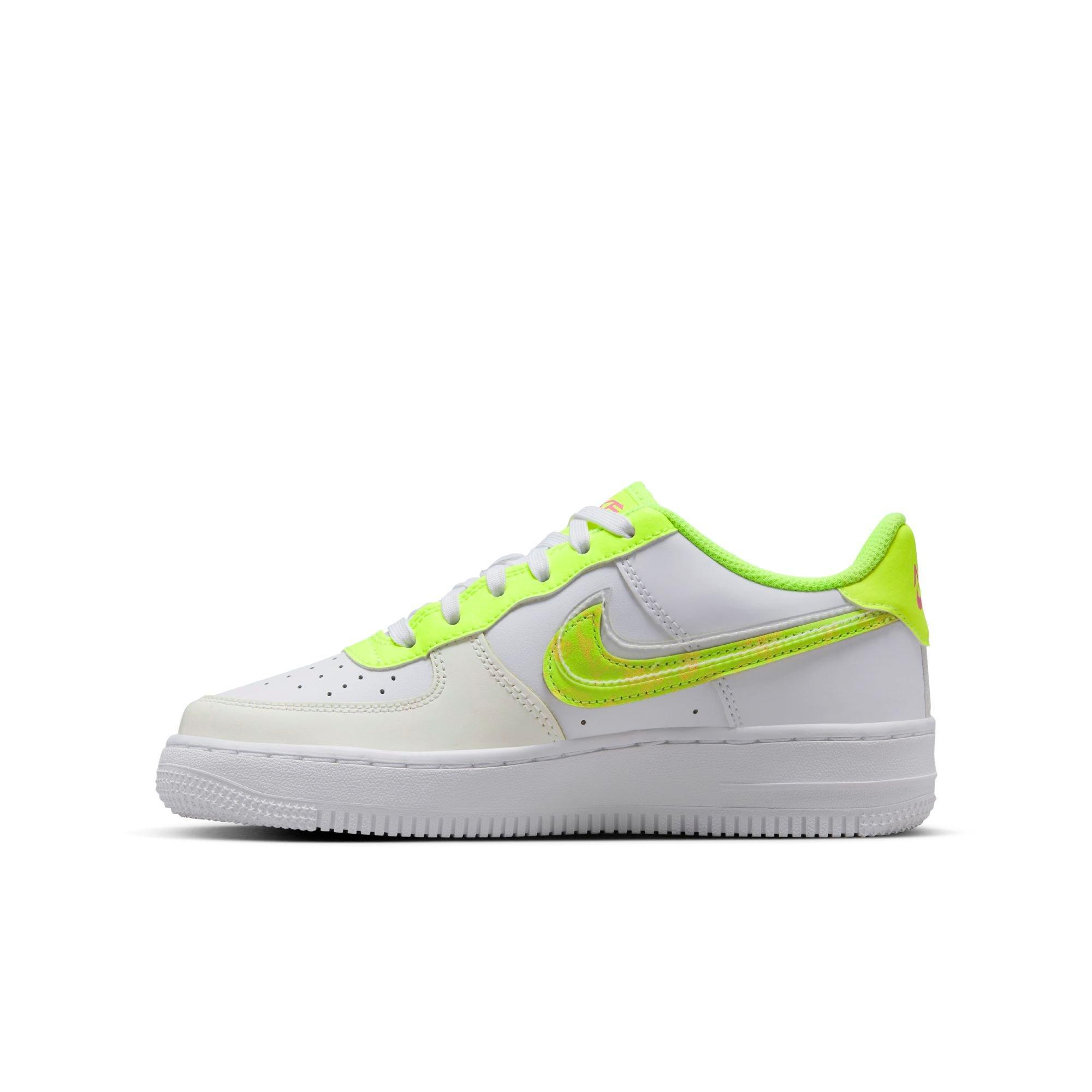 Neon nike cheap air force ones