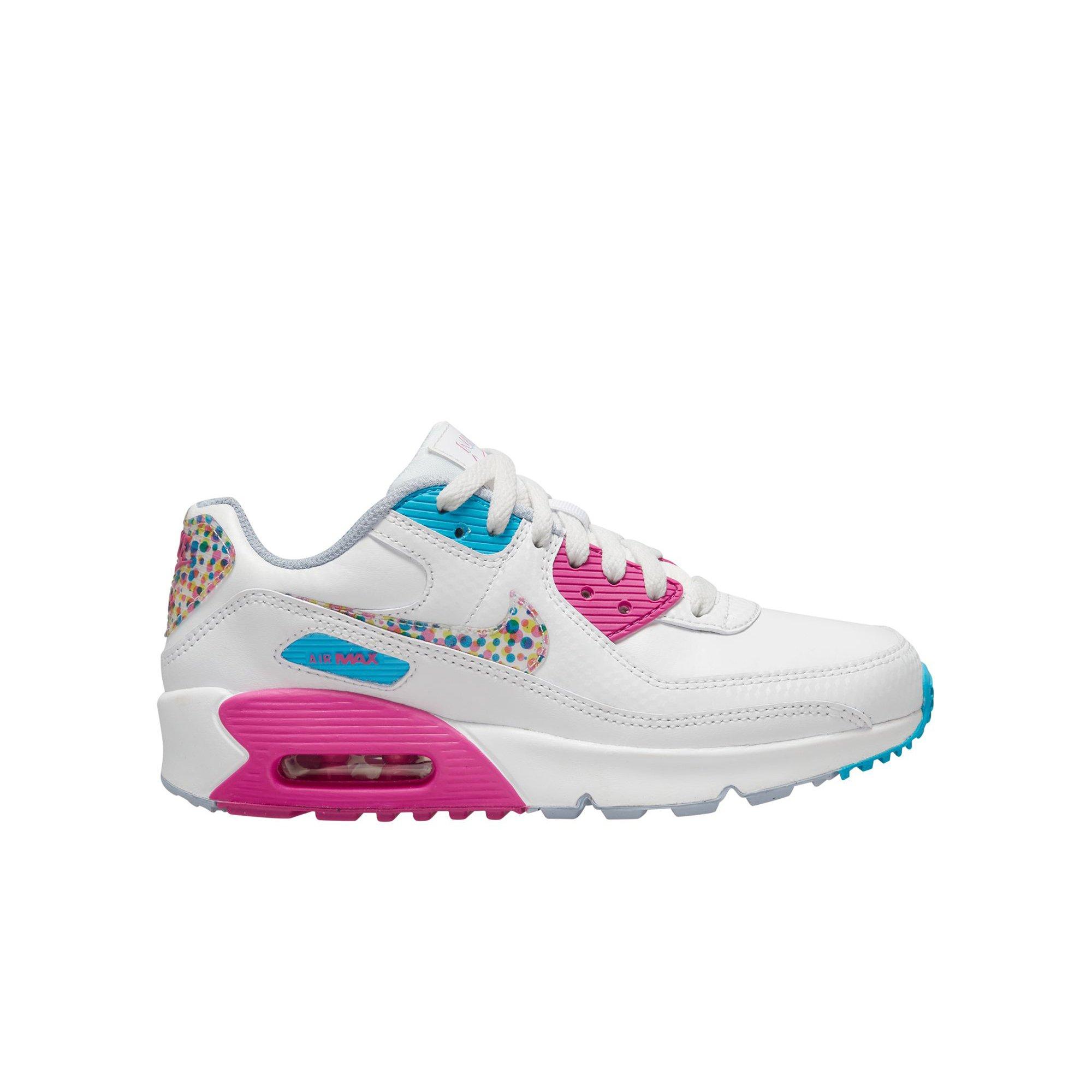 Girls white clearance nike air max