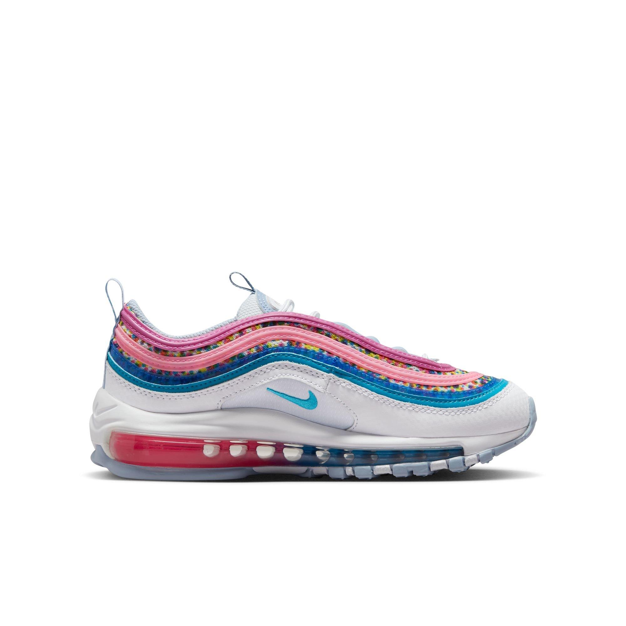 Air max 97 hot sale white blue pink