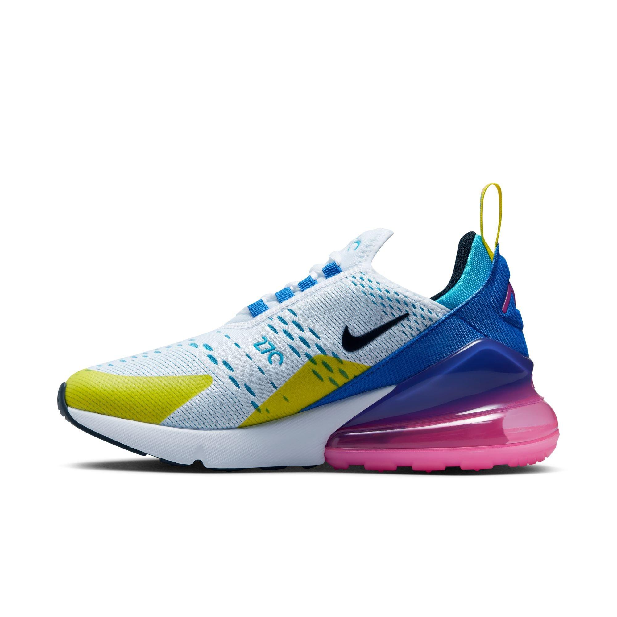 Nike Air Max 270 Pink/White Grade School Girls' Shoe - Hibbett