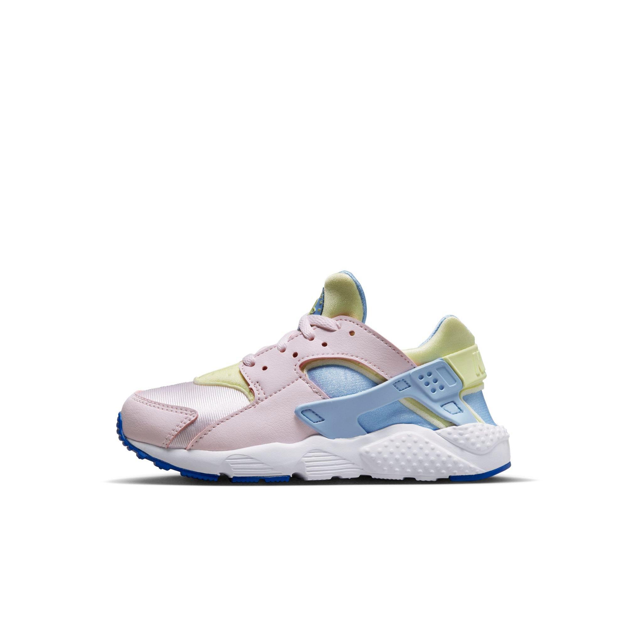 Nike Huarache Run "Pearl Bliss/Citron Girls' Shoe