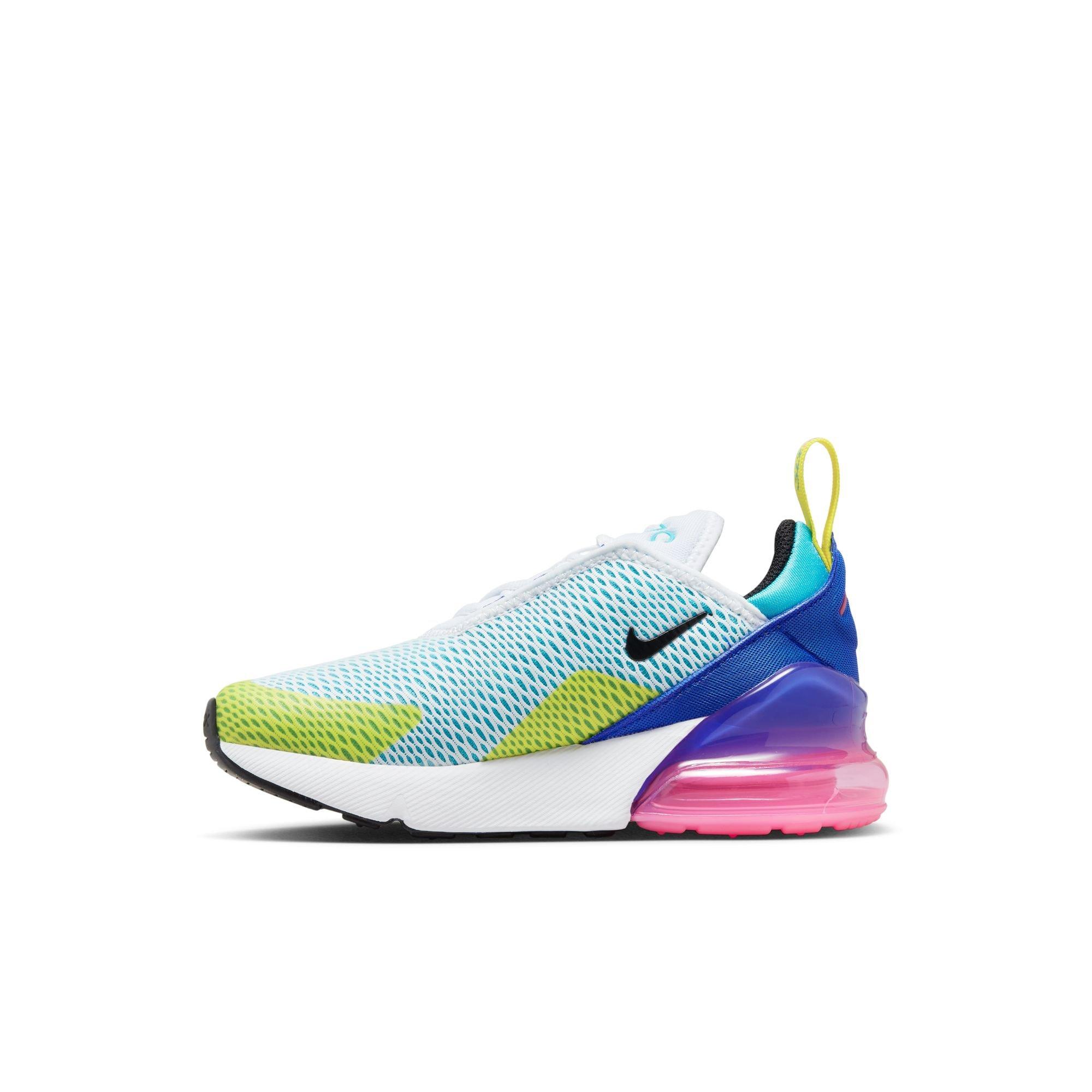 Nike Air Max 270 White/Black/Photo Blue Grade School Boys' Shoe - Hibbett