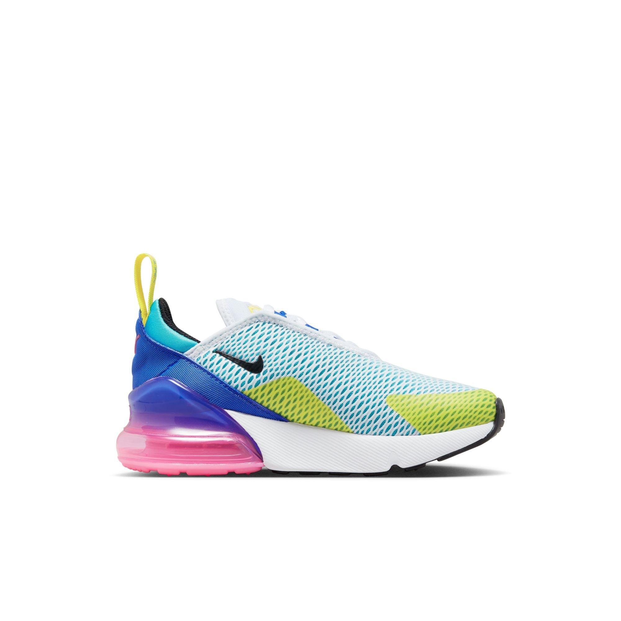 Nike Air Max 270 Pink/White Grade School Girls' Shoe - Hibbett