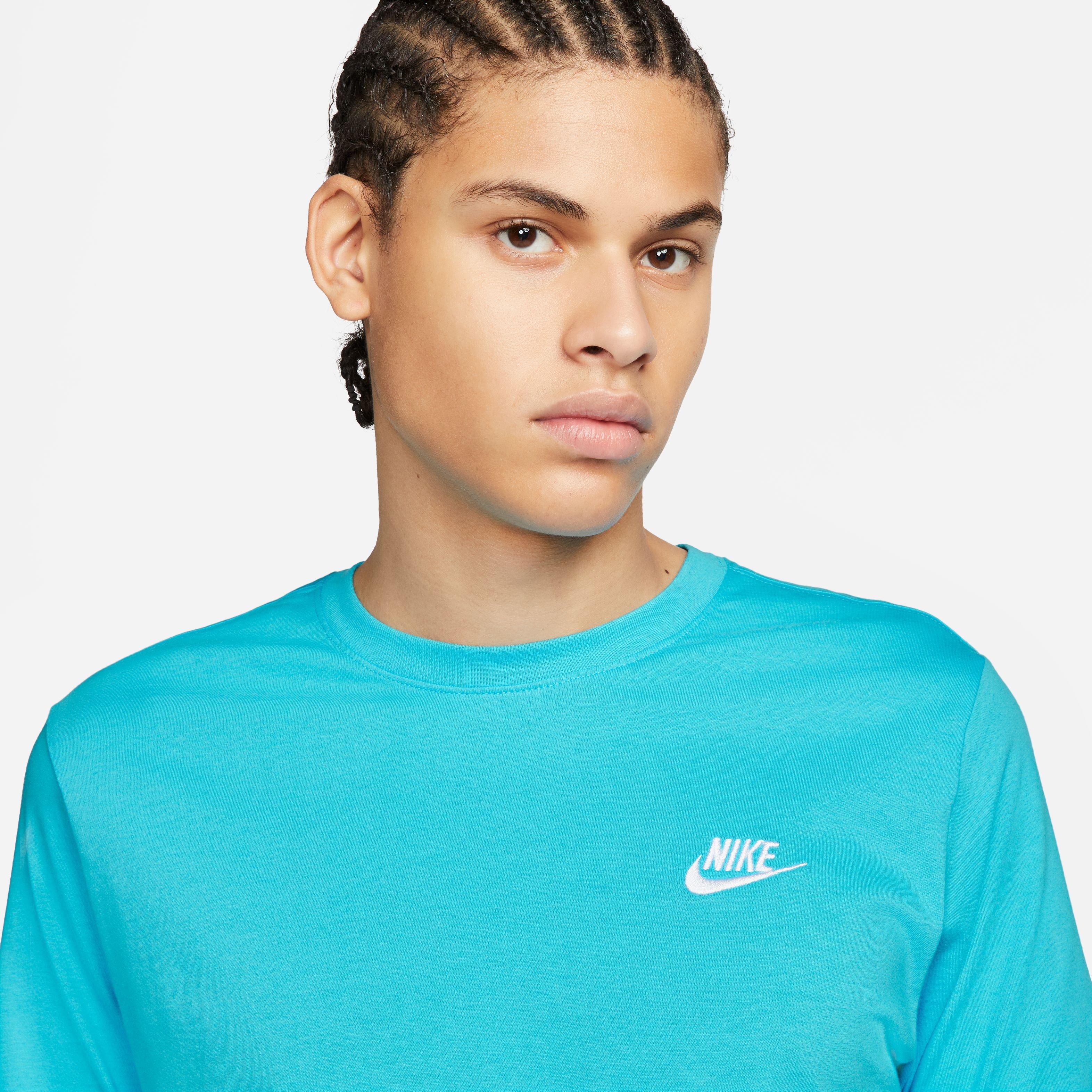 Nike Men's Sportswear Club Tee-Blue - Hibbett