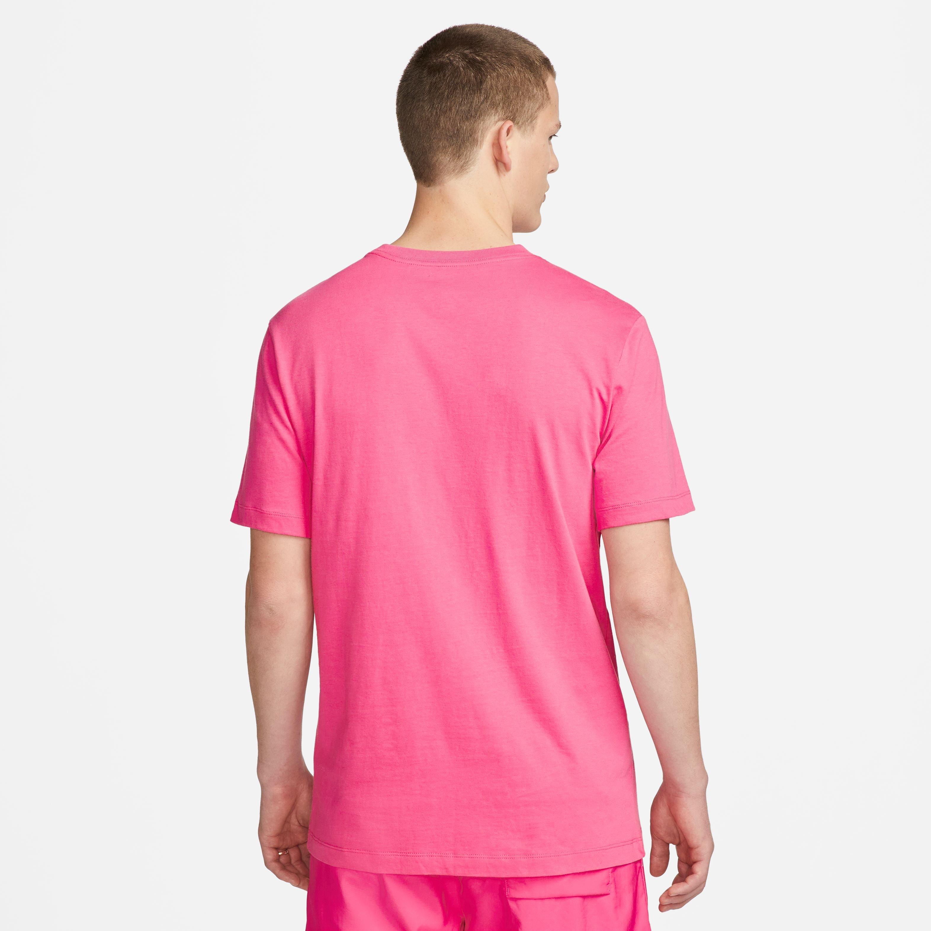 Nike Men's Sportswear Club Tee-Pink - PINK Thumbnail View 3