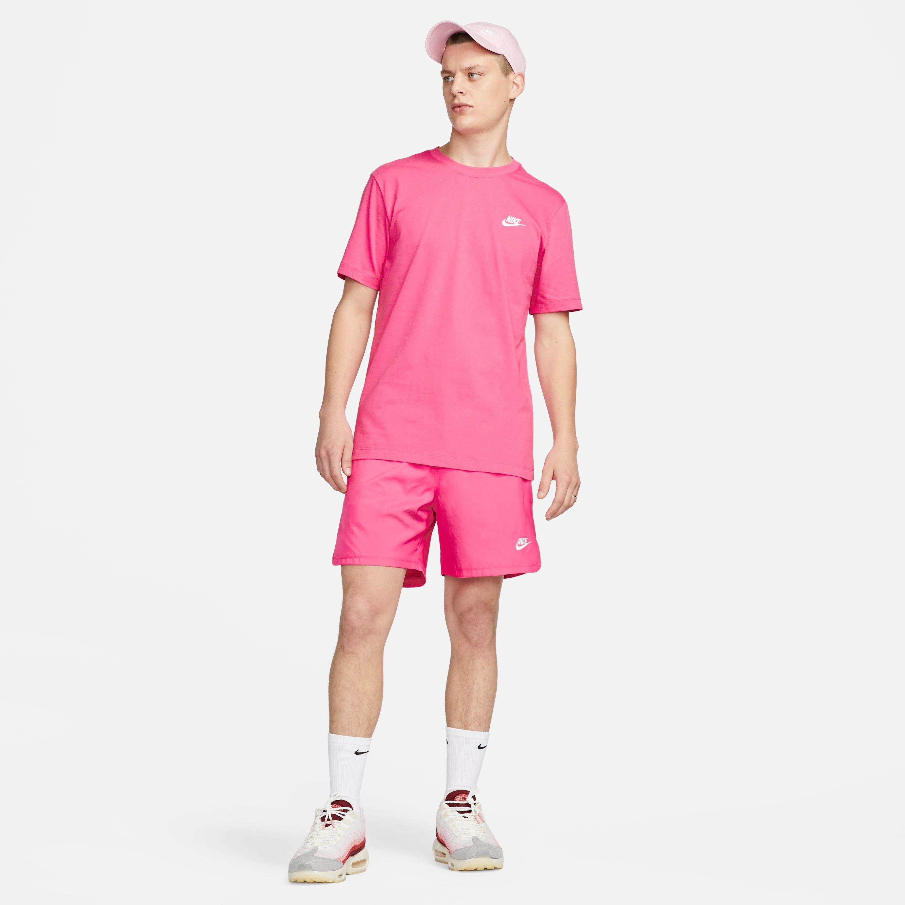 Nike Men's Sportswear Club Tee-Pink - PINK Thumbnail View 1