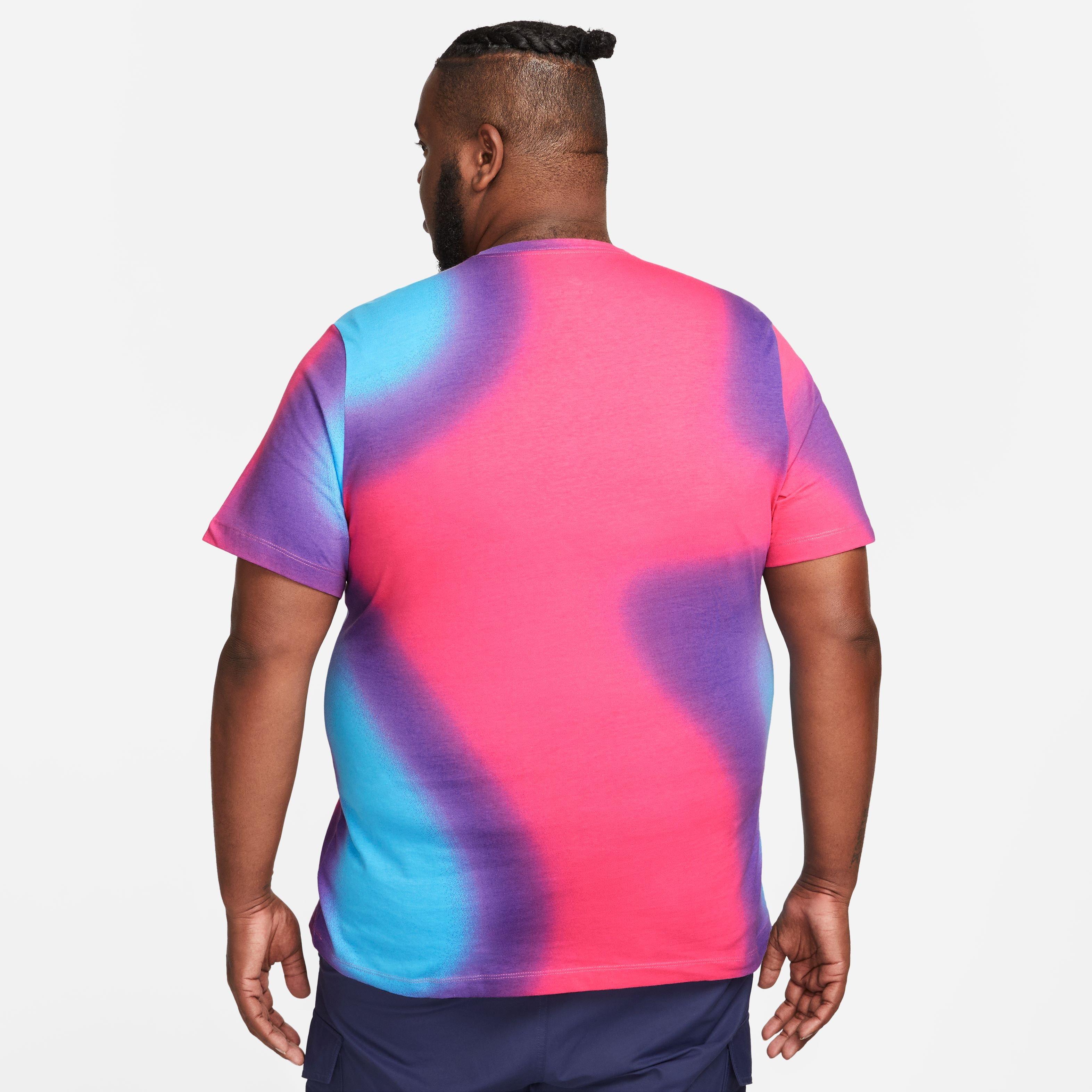 Men's Pro Standard Blue/Pink Boston Red Sox Ombre T-Shirt Size: 3XL