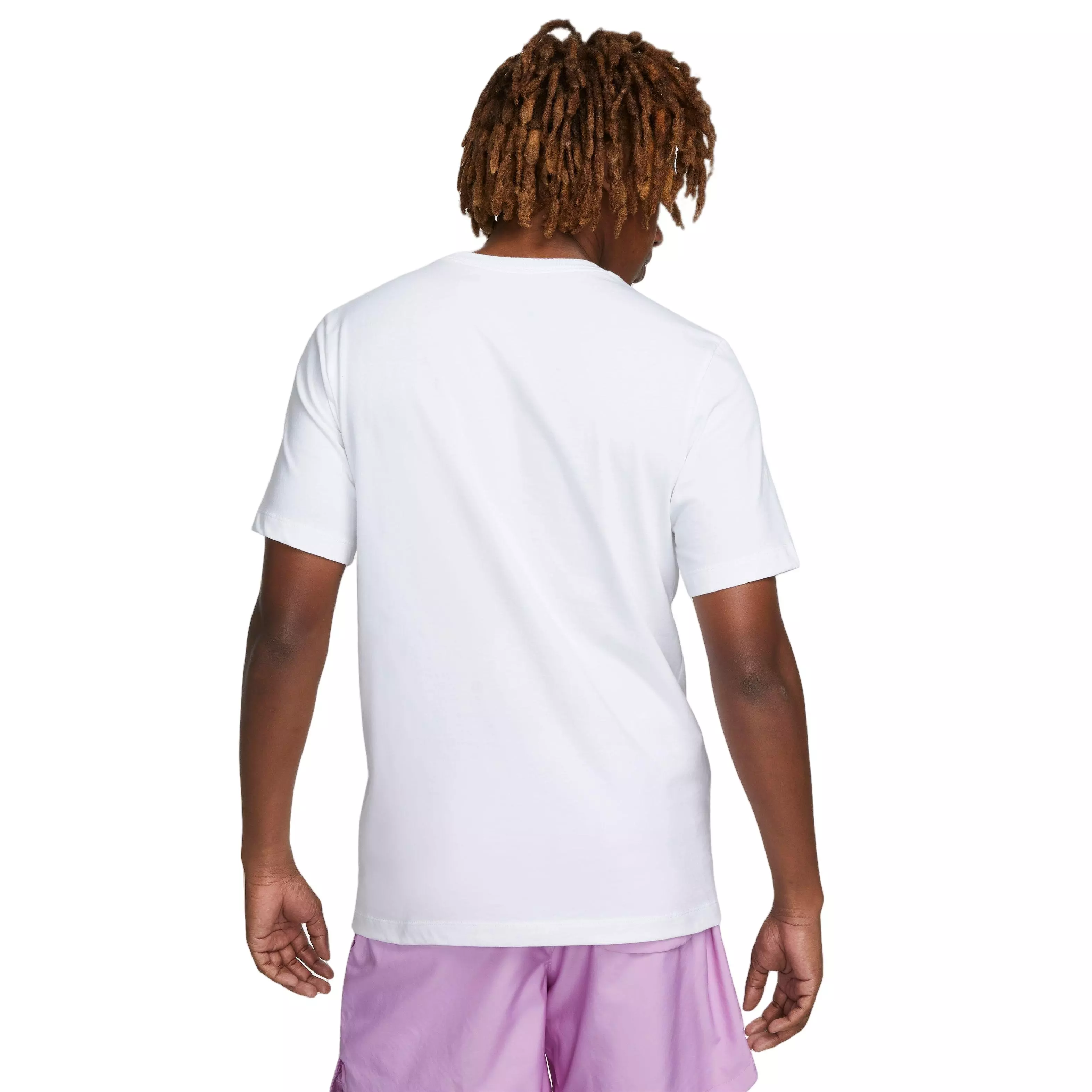 Nike Men's Sportswear Brand Riff Iguana Tee-White - WHITE