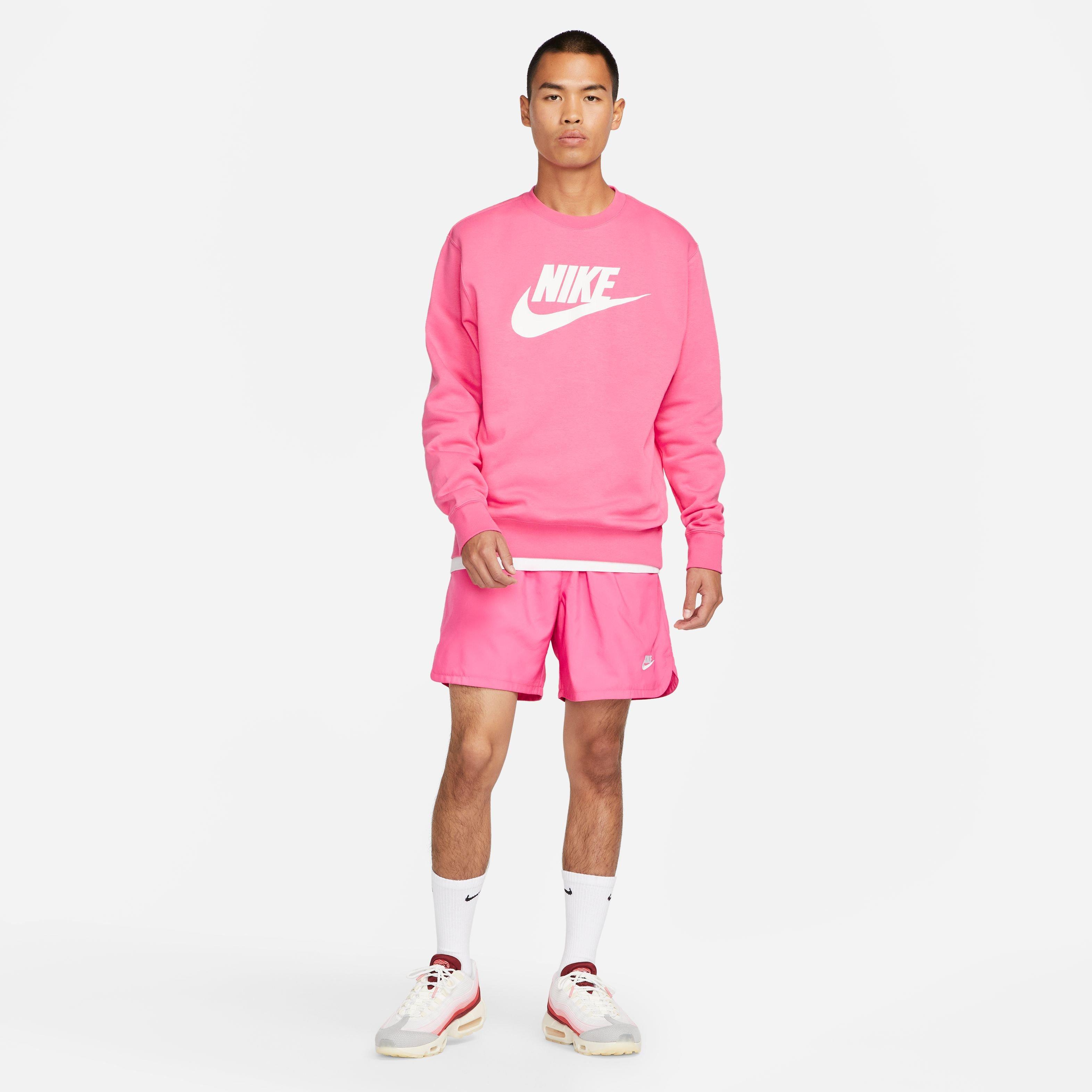 Nike mens shorts pink best sale