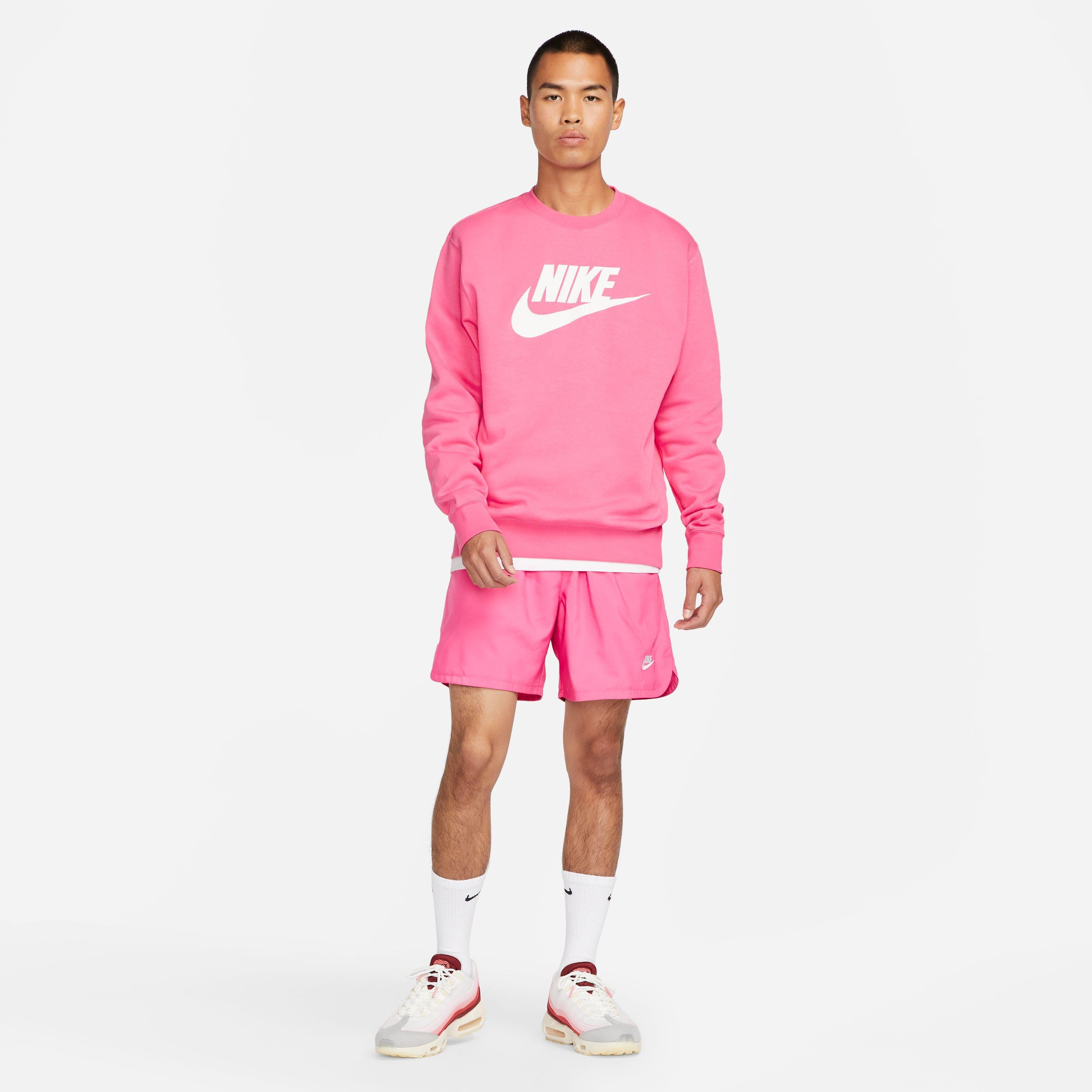 Nike Men's Sportswear Sport Essentials Woven Flow Shorts-Pink - PINK Thumbnail View 6