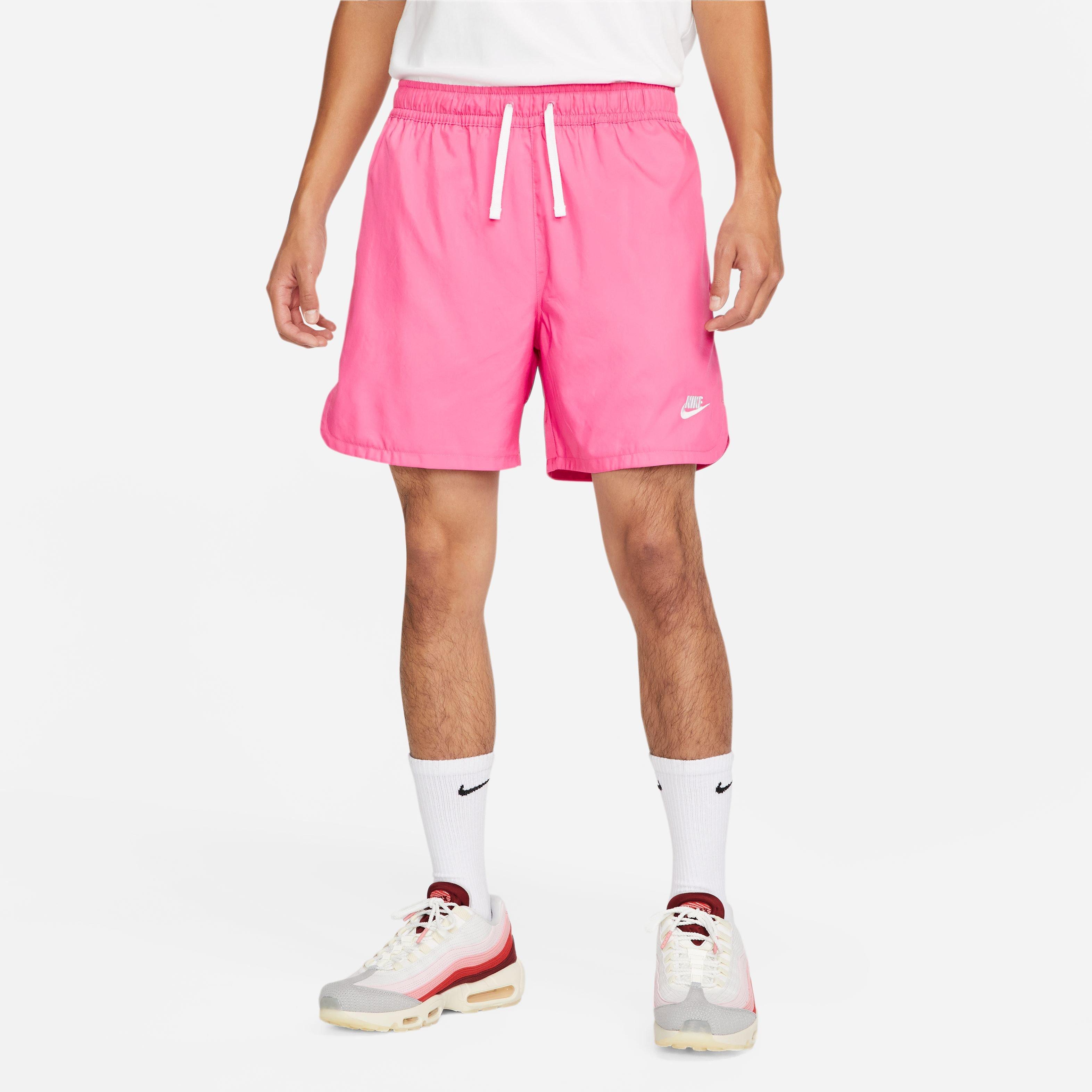 Nike Men's Sportswear Sport Essentials Woven Flow Shorts-Pink - PINK Thumbnail View 2