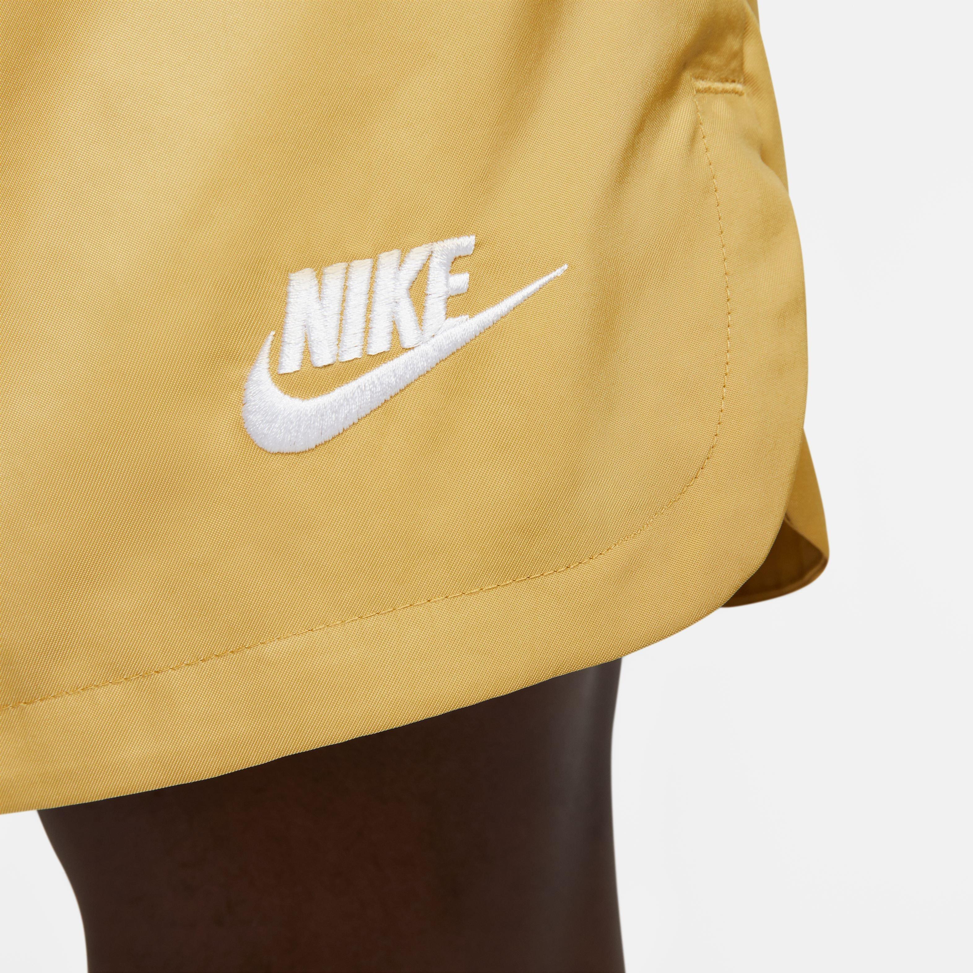 Nike Men's Sportswear Sport Essentials Woven Lined Flow Shorts-Gold - GOLD Thumbnail View 12