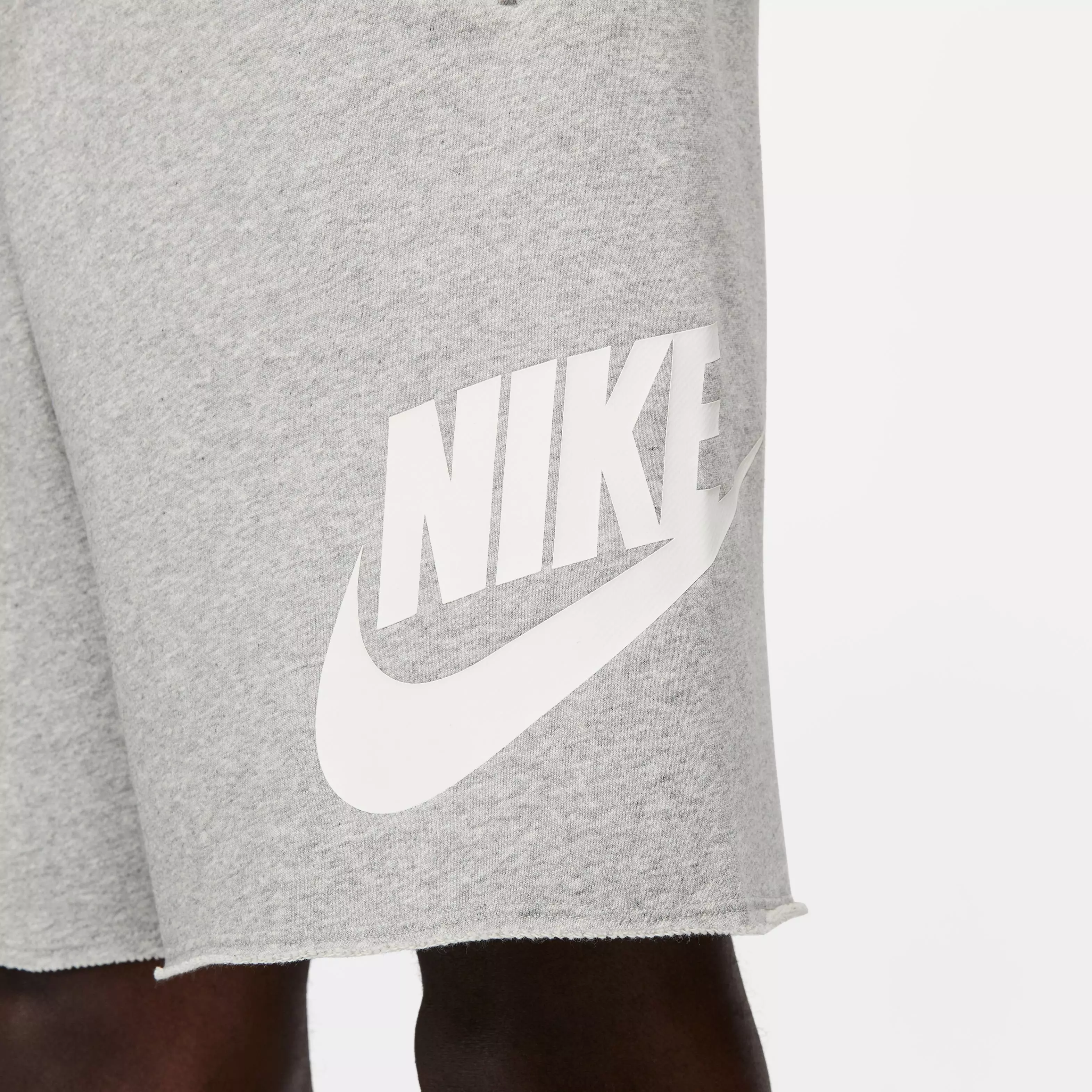 Nike Men's Club Fleece Alumni French Terry Shorts-Grey - GREY