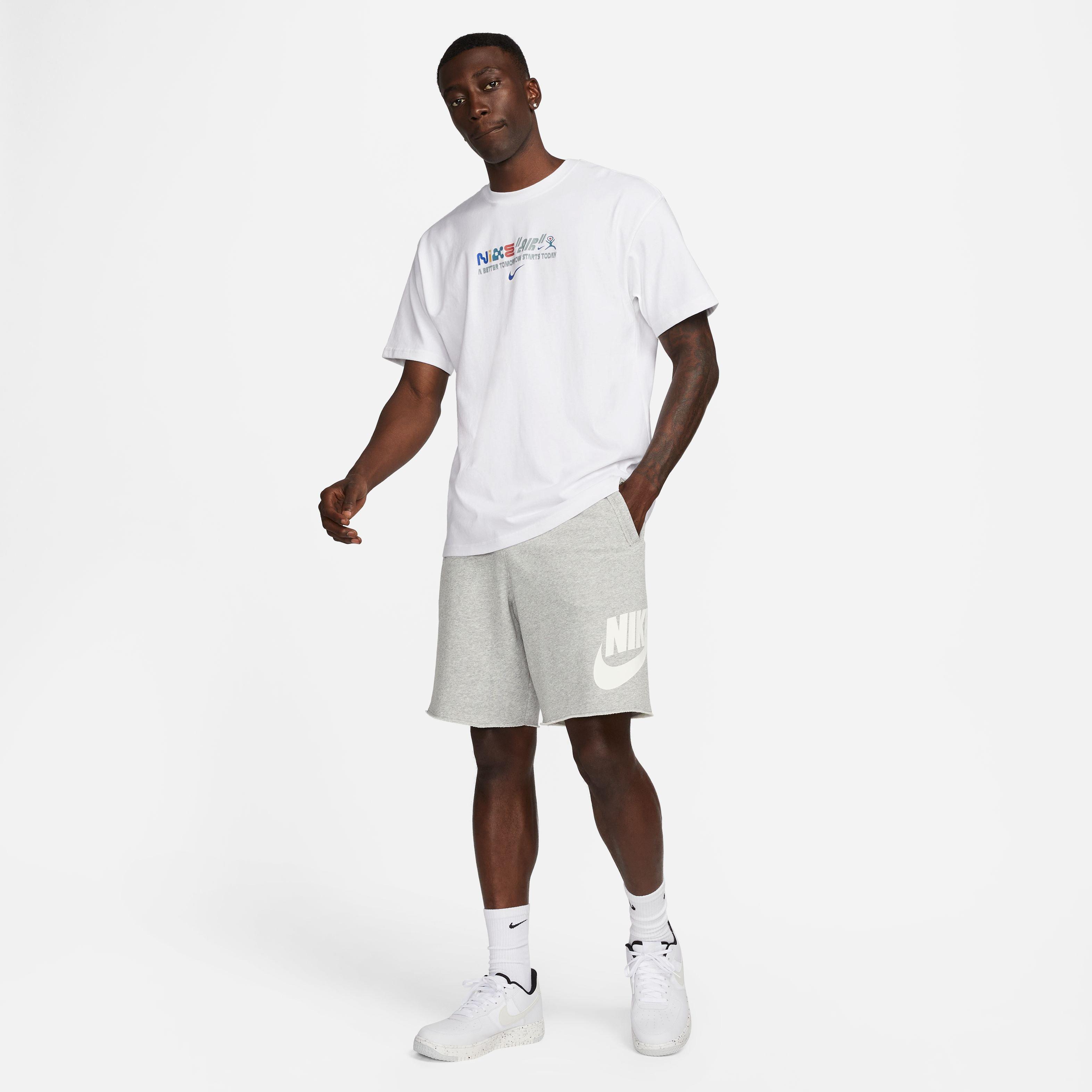 Nike Club Fleece Alumni French Terry Men's Grey Shorts