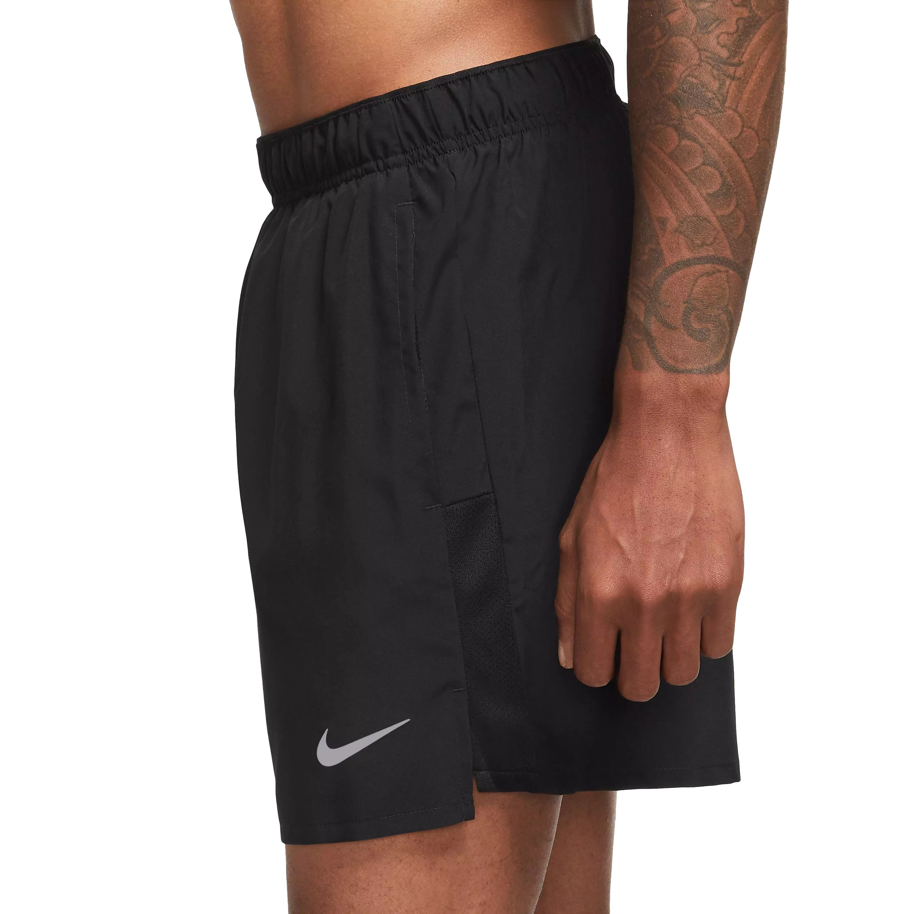 Nike Men's Dri-FIT Challenger 5" Brief-Lined Running Shorts-Black - BLACK