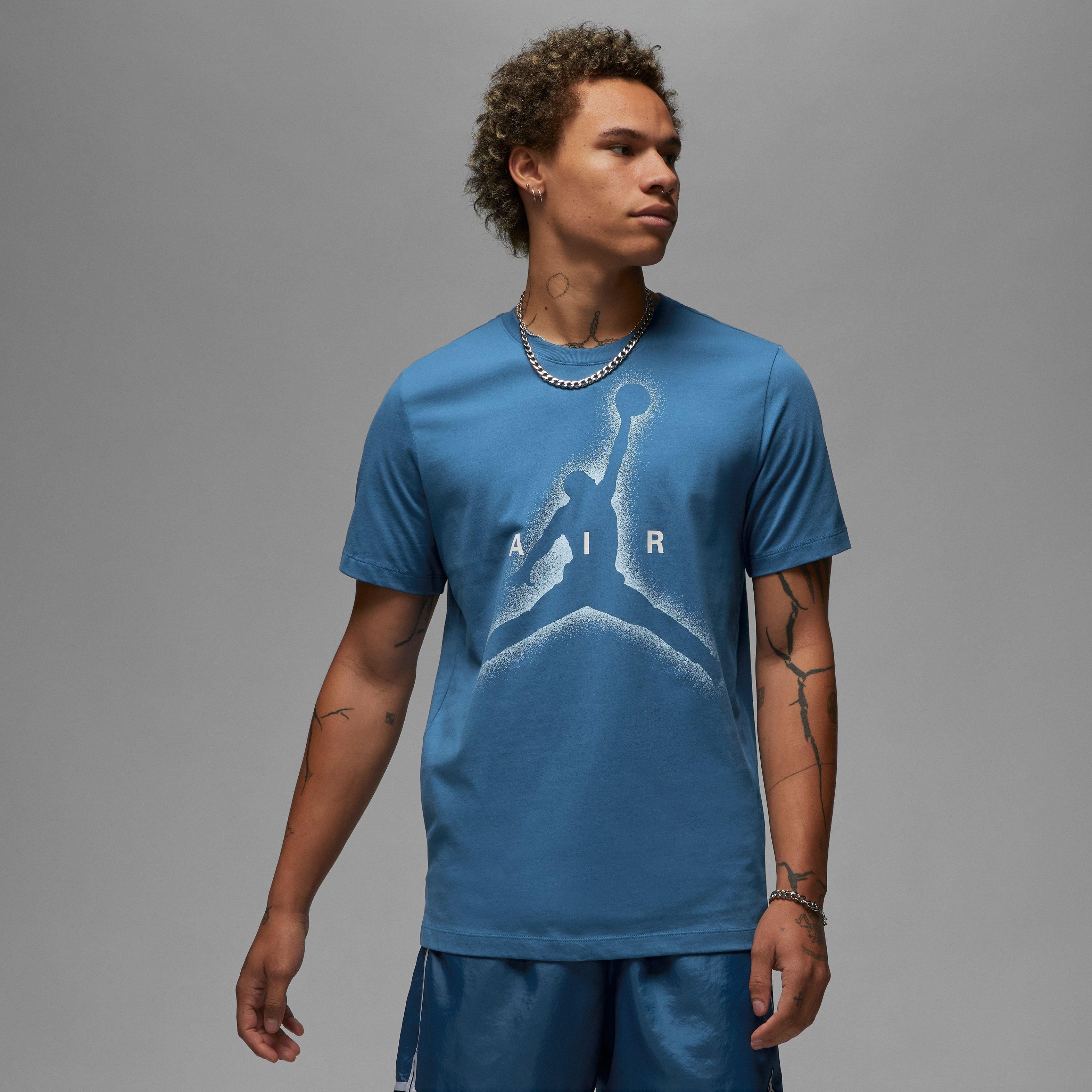 Jordan Men's Essentials Graphic Tee-Blue - BLUE Thumbnail View 5