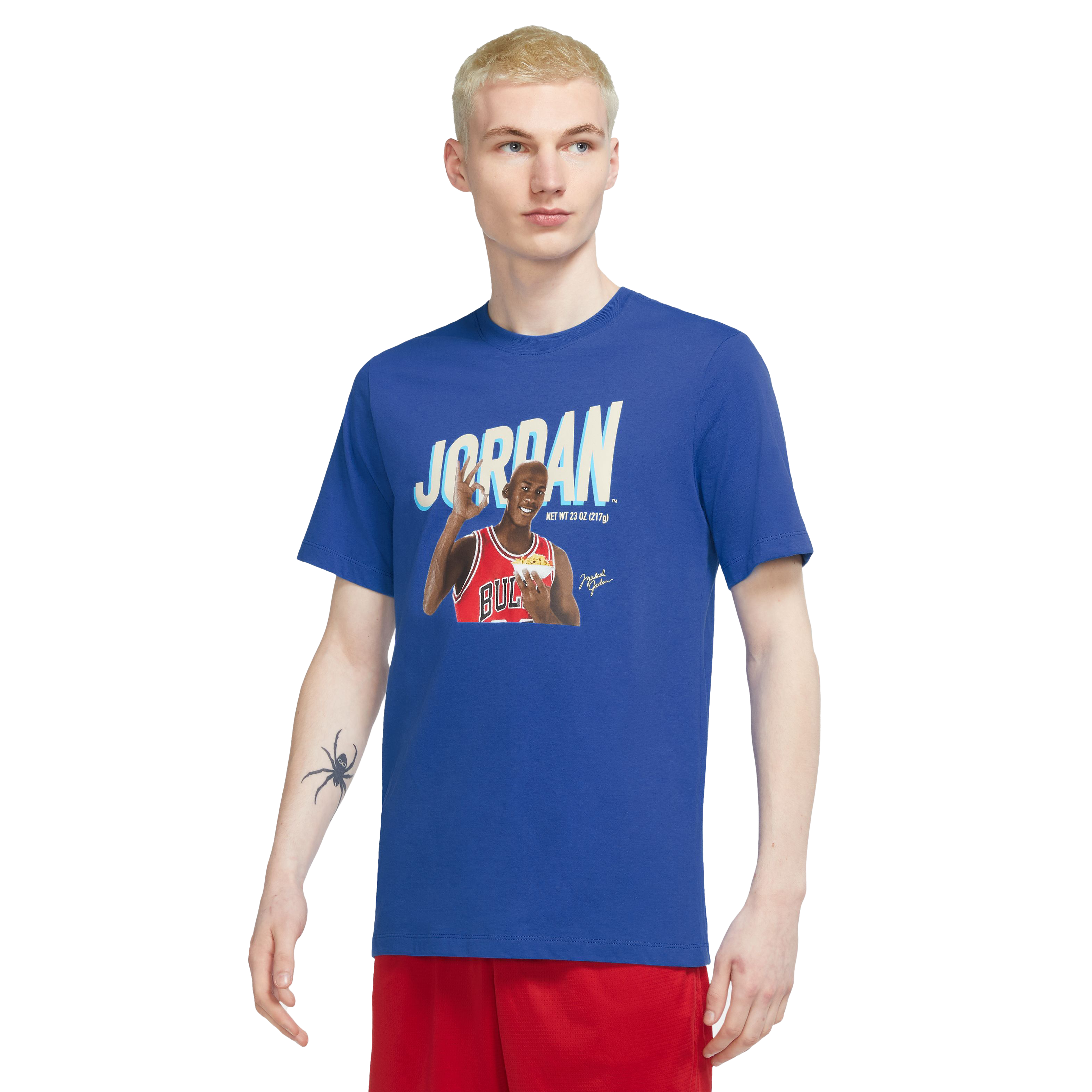 Jordan Men's Flight MVP Wheaties Tee-Blue