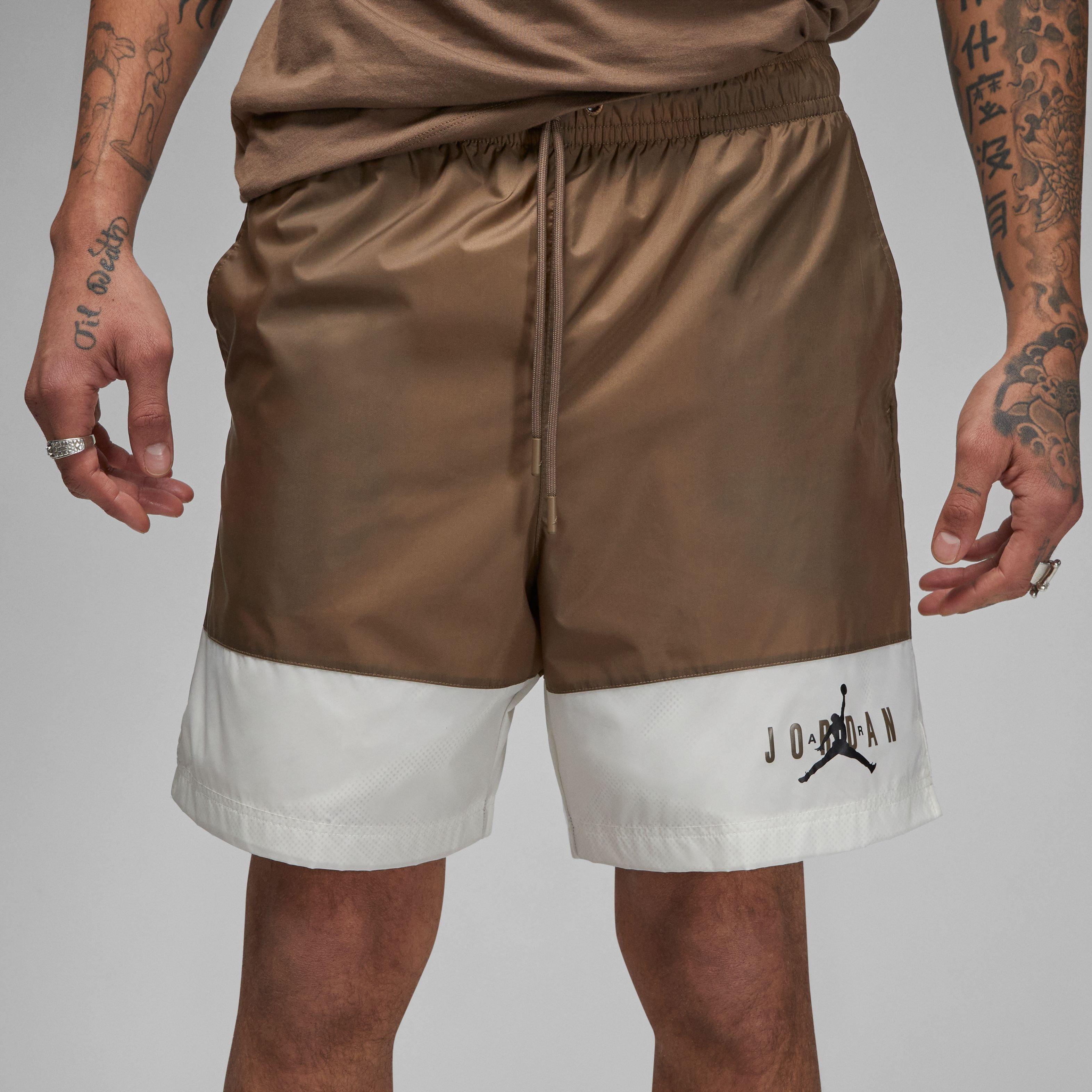 Jordan Men's Essentials Woven Shorts-Brown - BROWN Thumbnail View 2