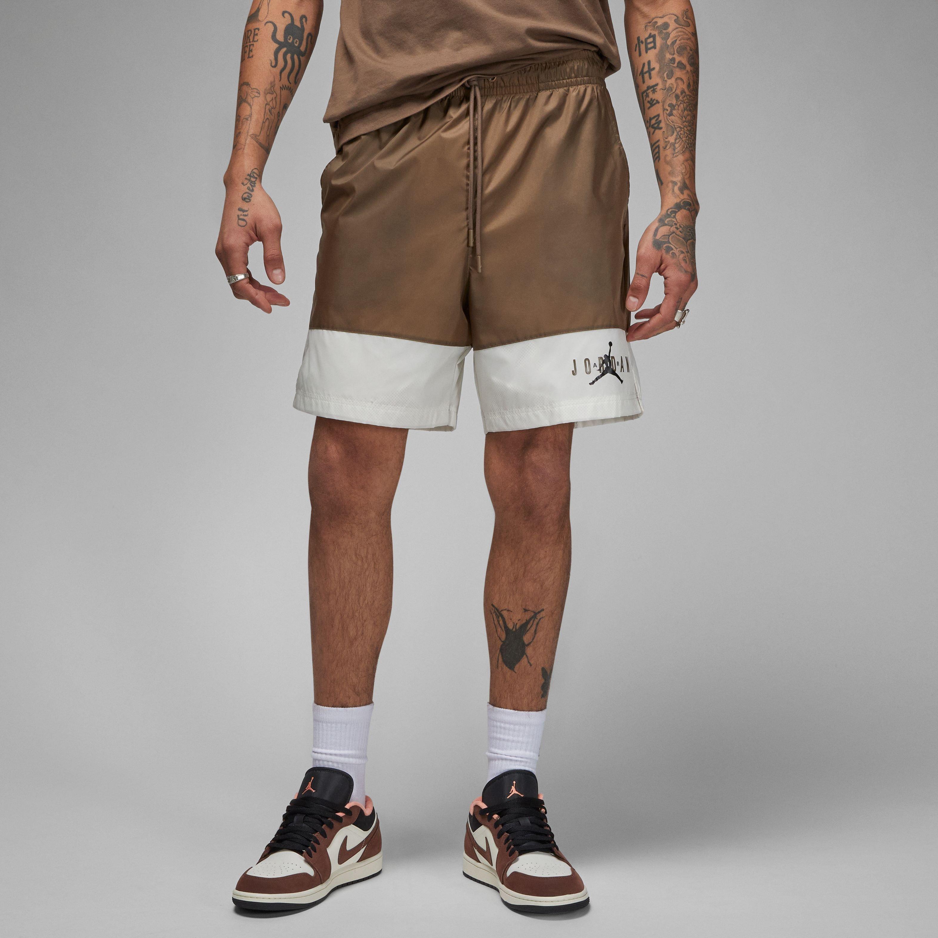 Jordan Men's Essentials Woven Shorts-Brown - BROWN Thumbnail View 1