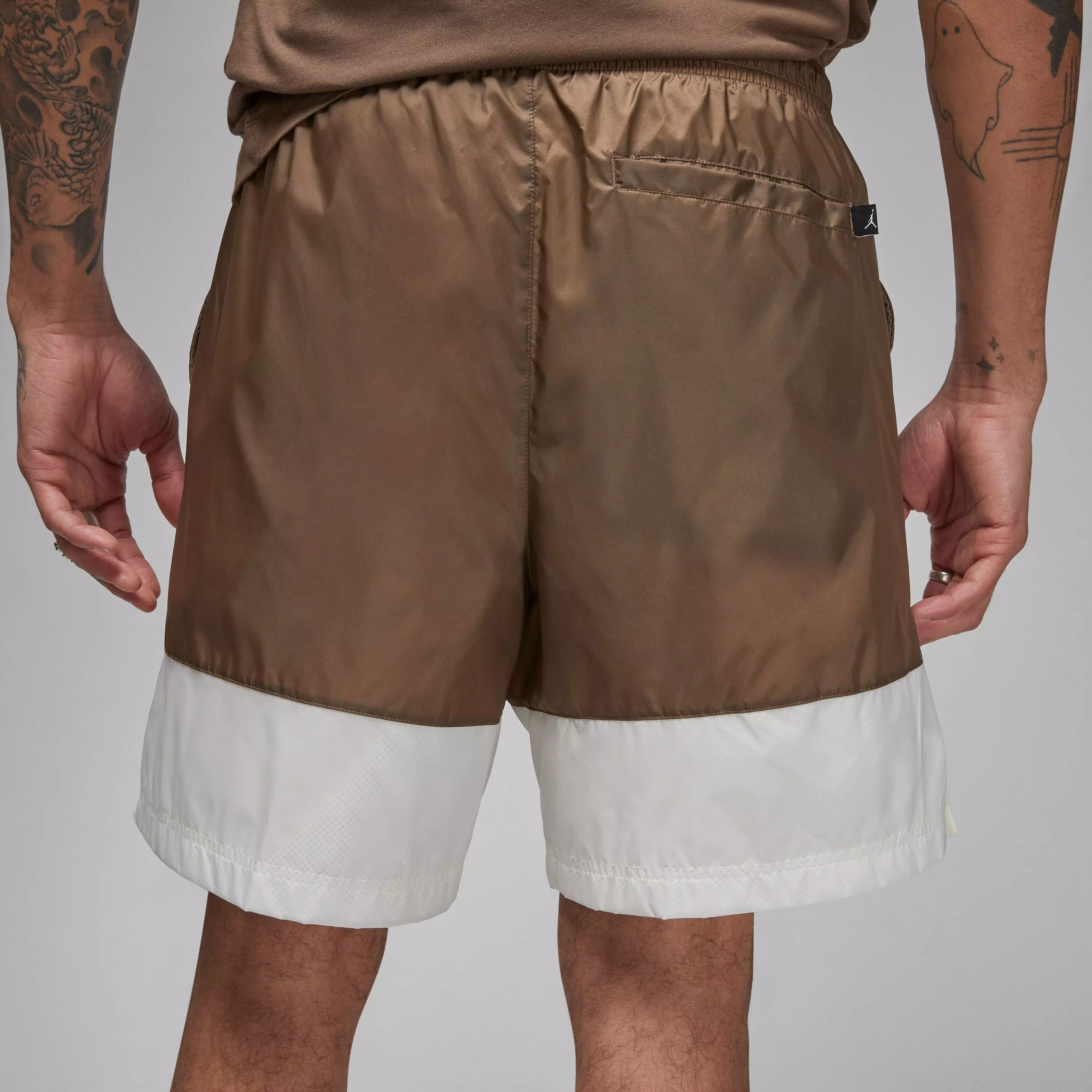 Jordan Men's Essentials Woven Shorts-Brown - BROWN