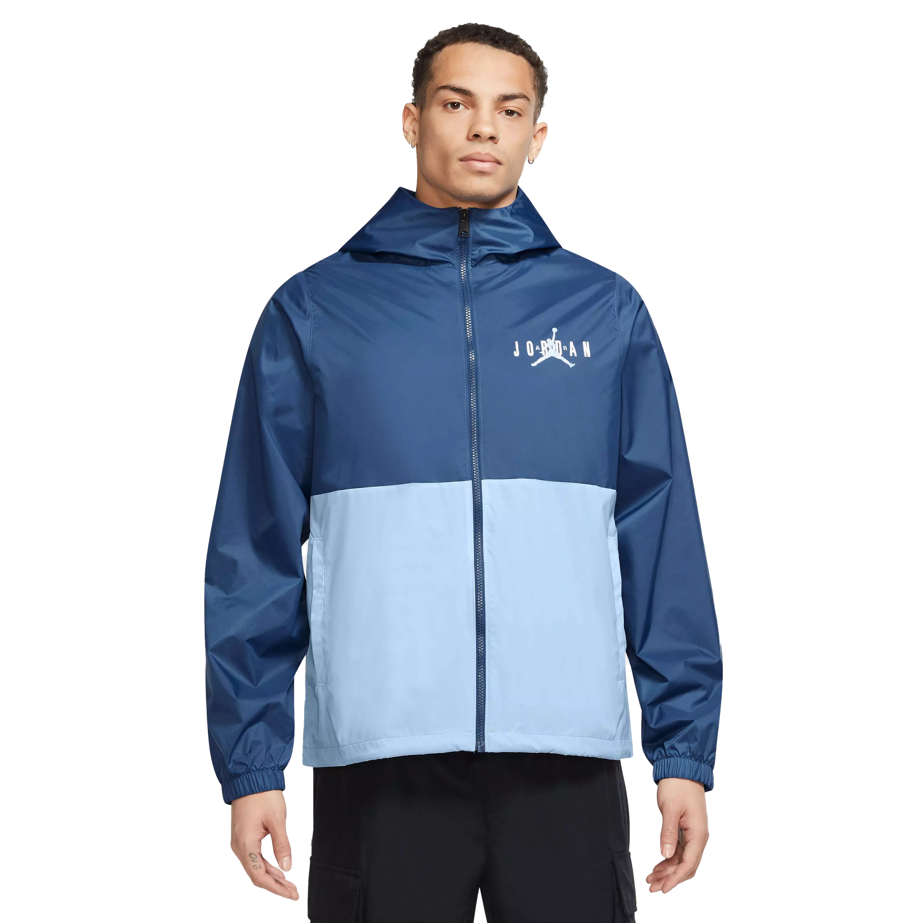 Jordan Men's Essentials Woven Jacket-Blue - BLUE