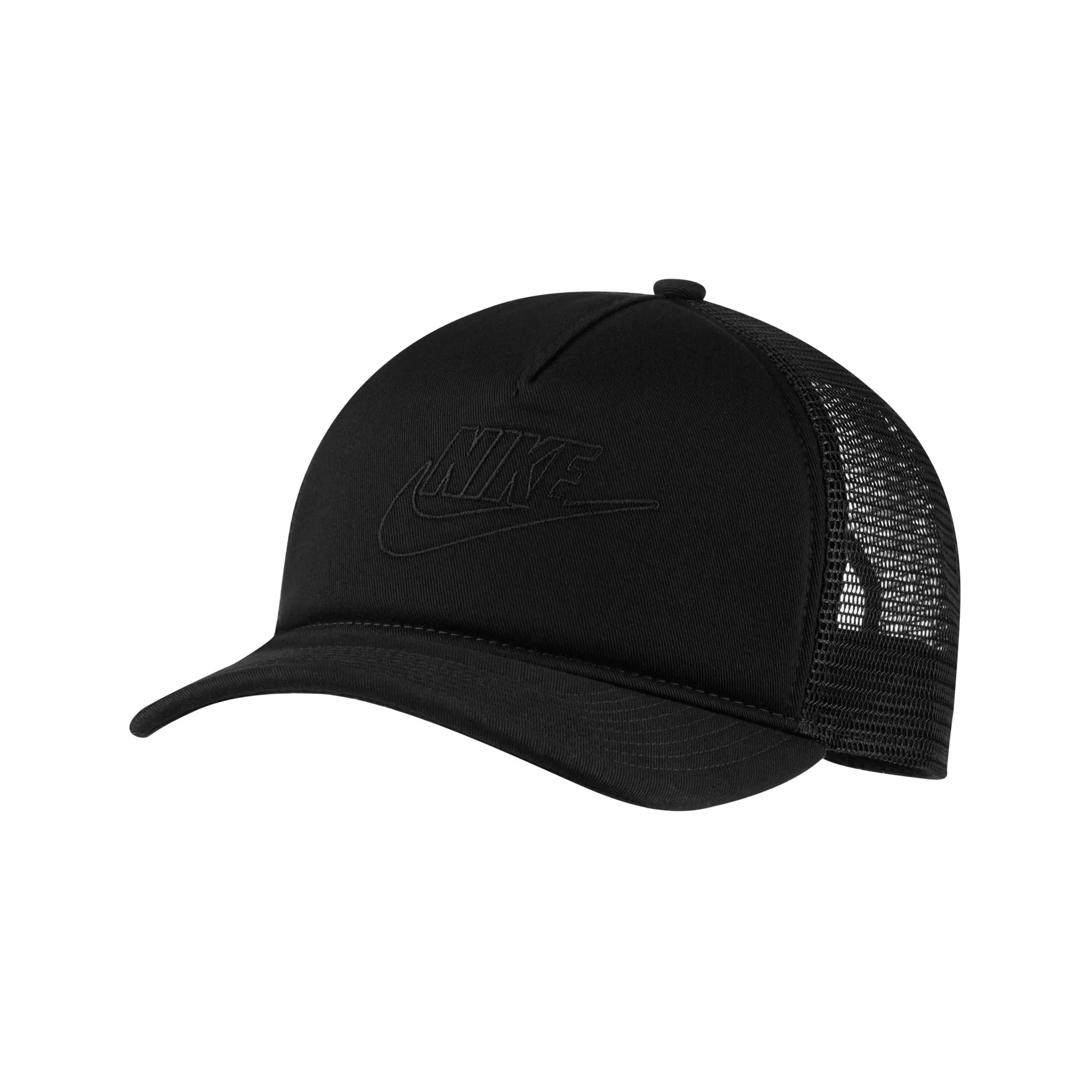 Nike Classic 99 Futura Outline Trucker - Snapback Hat - Black