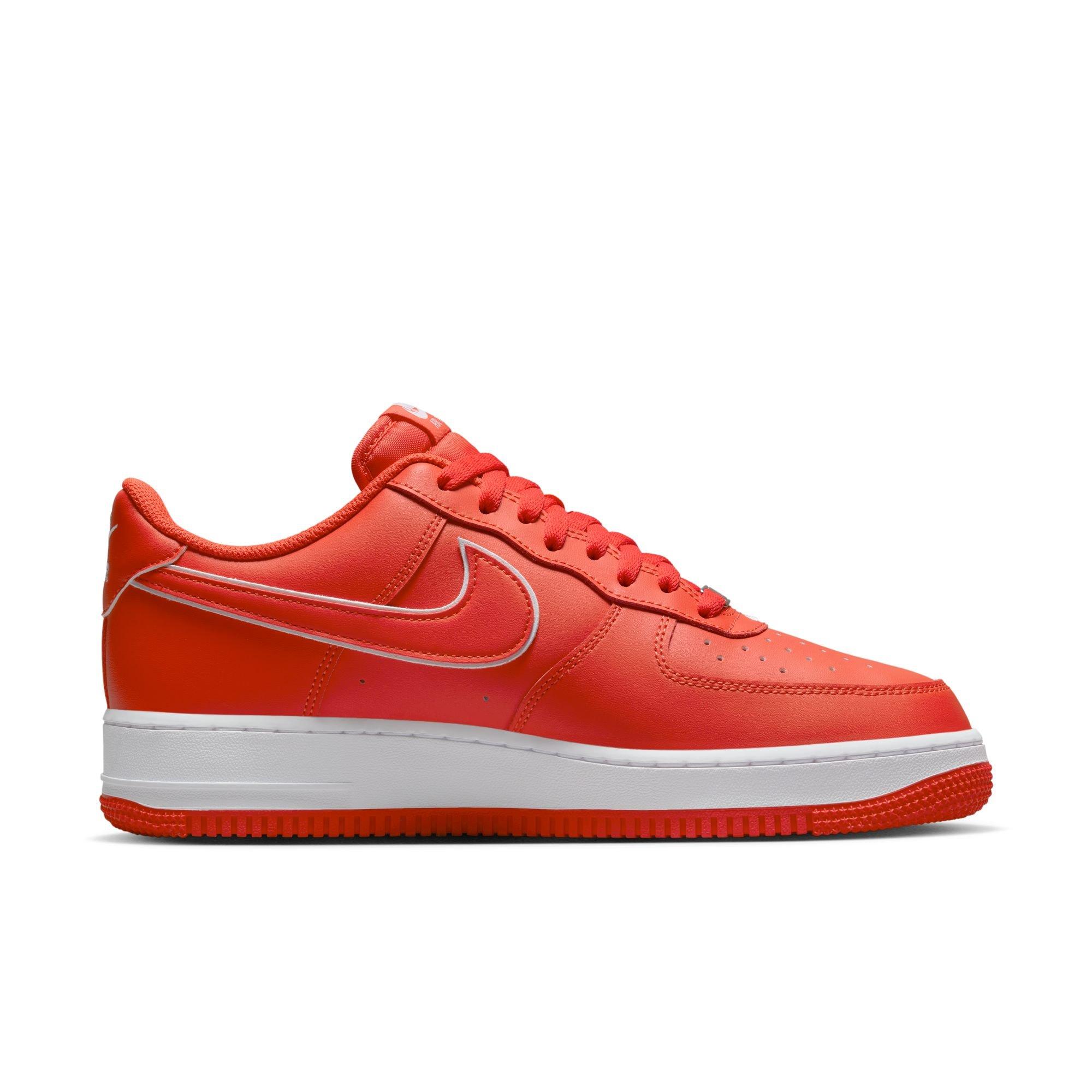 Nike Air Force 1 '07 Picante Red/White Men's Shoe - Hibbett