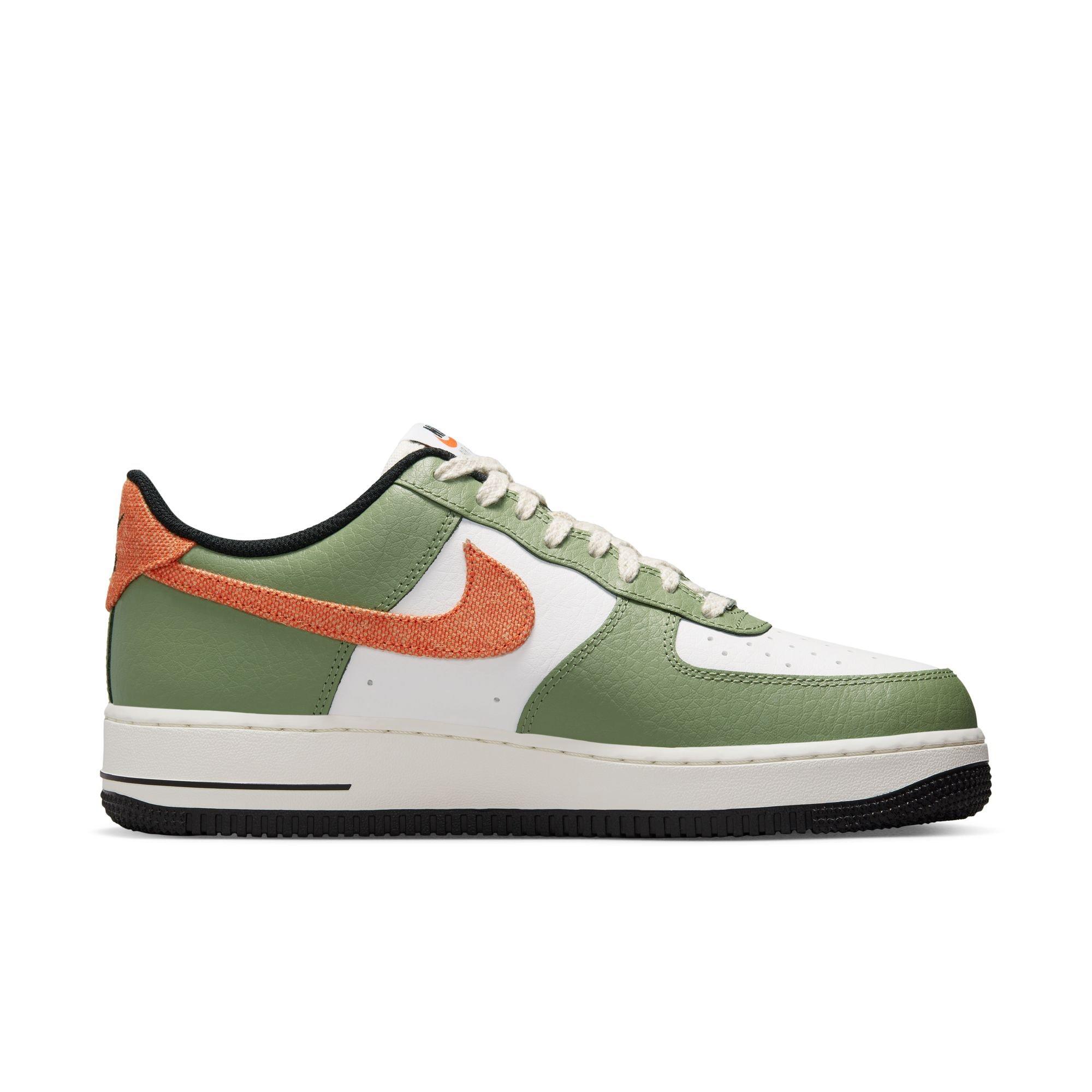 Nike Air Force "Oil Green/Safety Orange/White/Sail" Men's Shoe - | City Gear