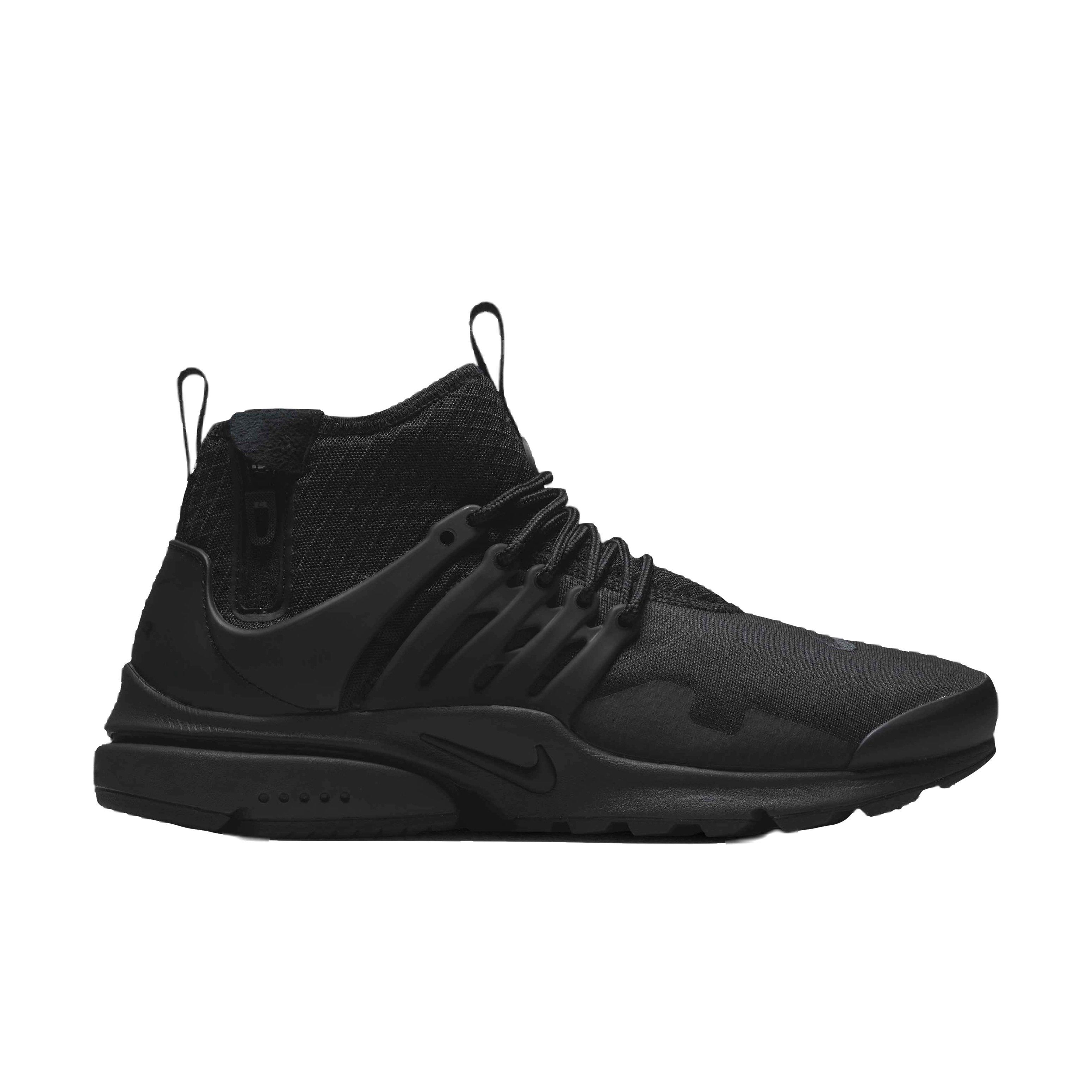 Permanecer de pié martes martillo Nike Air Presto Mid Utility "Black/Black" Men's Shoe