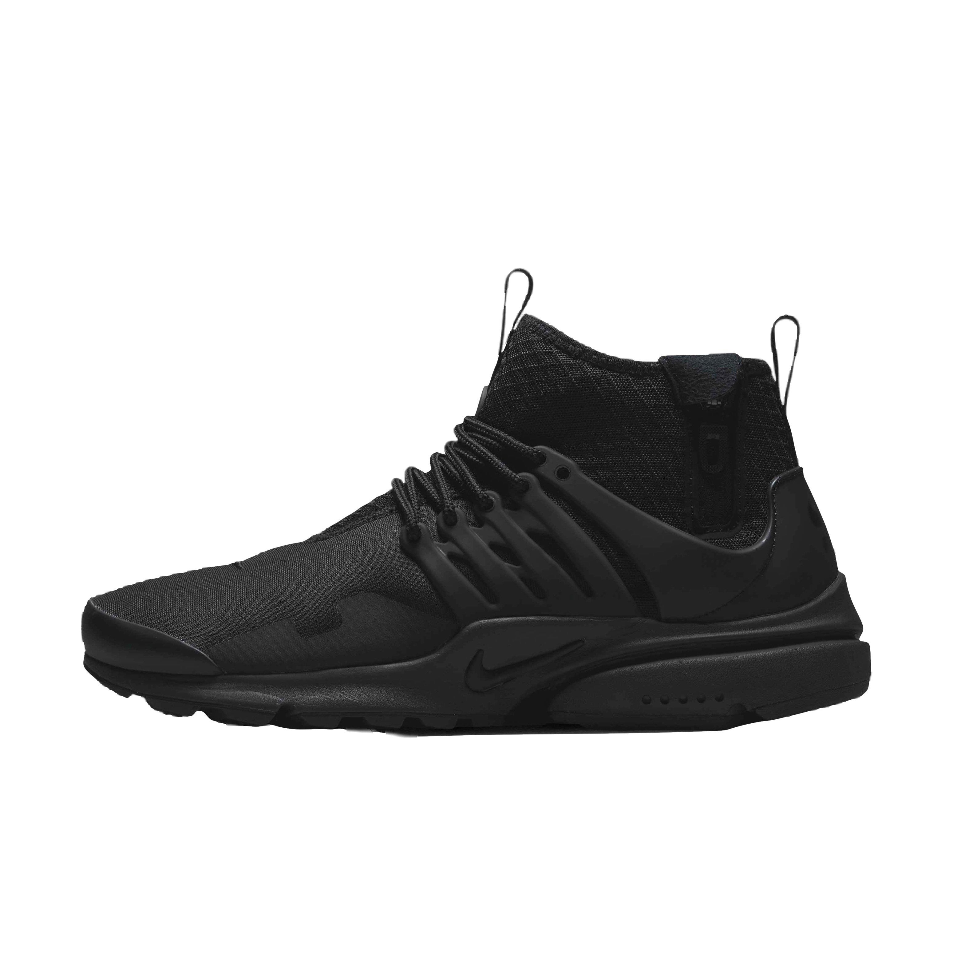 Permanecer de pié martes martillo Nike Air Presto Mid Utility "Black/Black" Men's Shoe