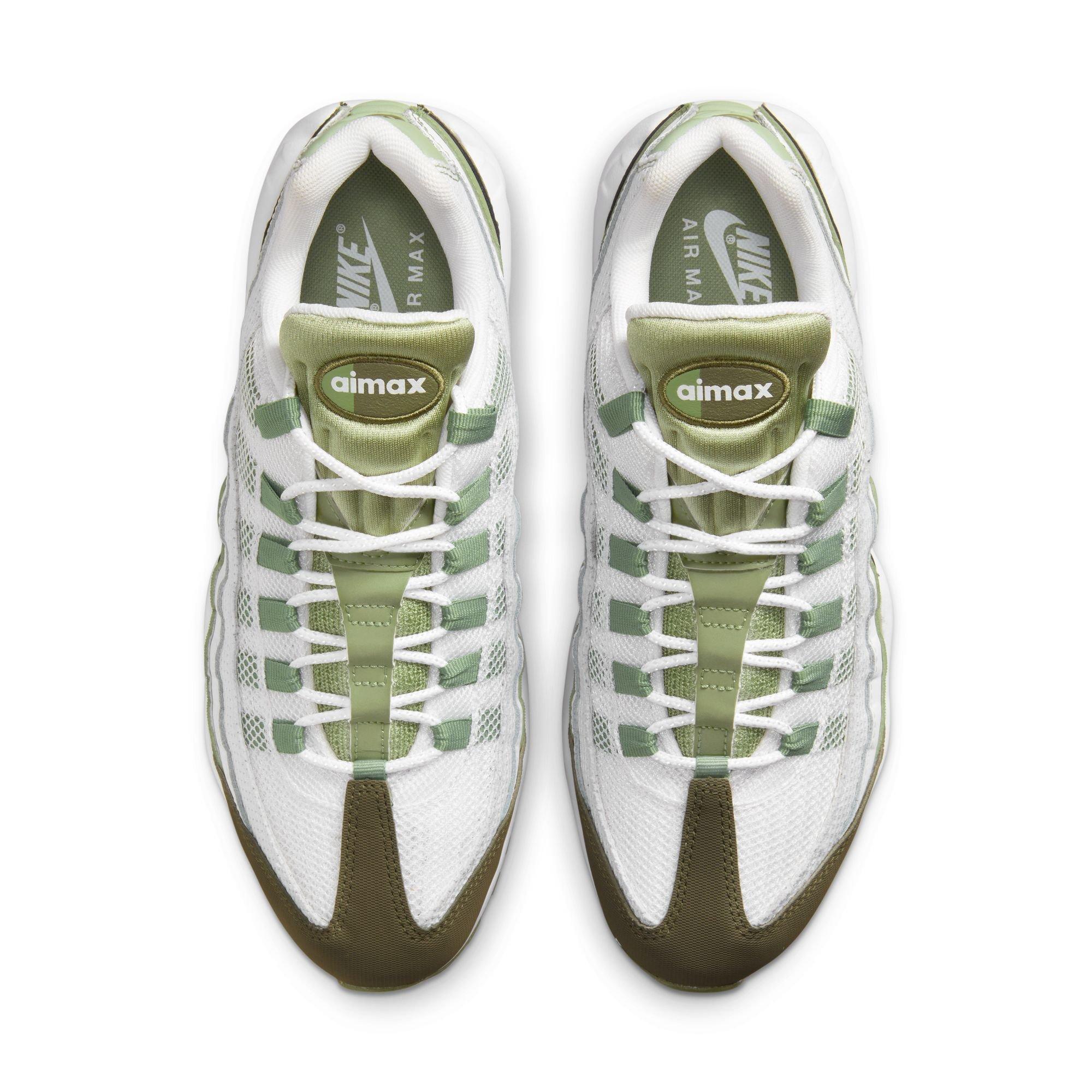 Nike Air Max 95 White/Oil Green/Medium Olive Men's Shoe