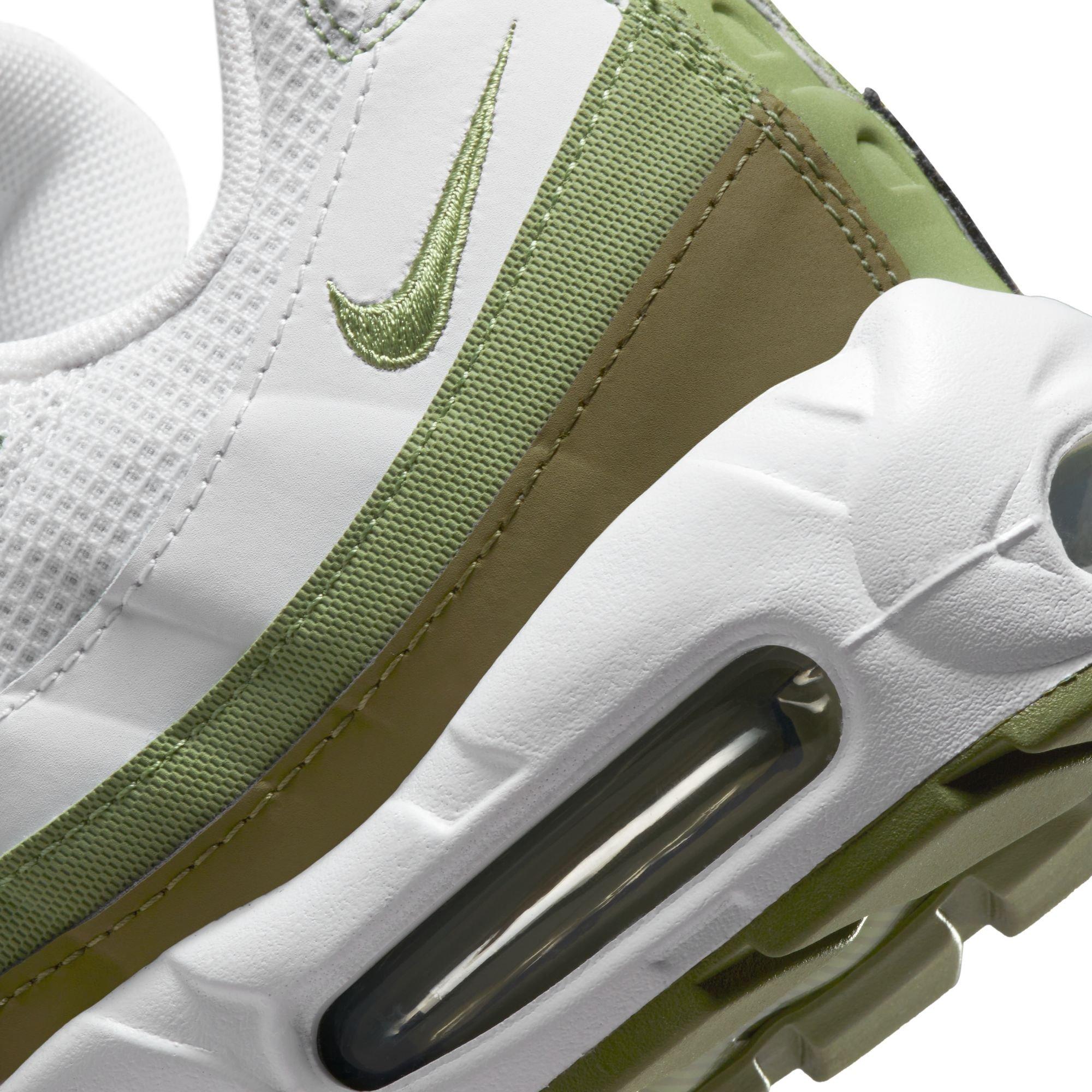 Nike Air Max 95 White/Cool Grey/Wolf Grey/Volt Men's Shoe - Hibbett