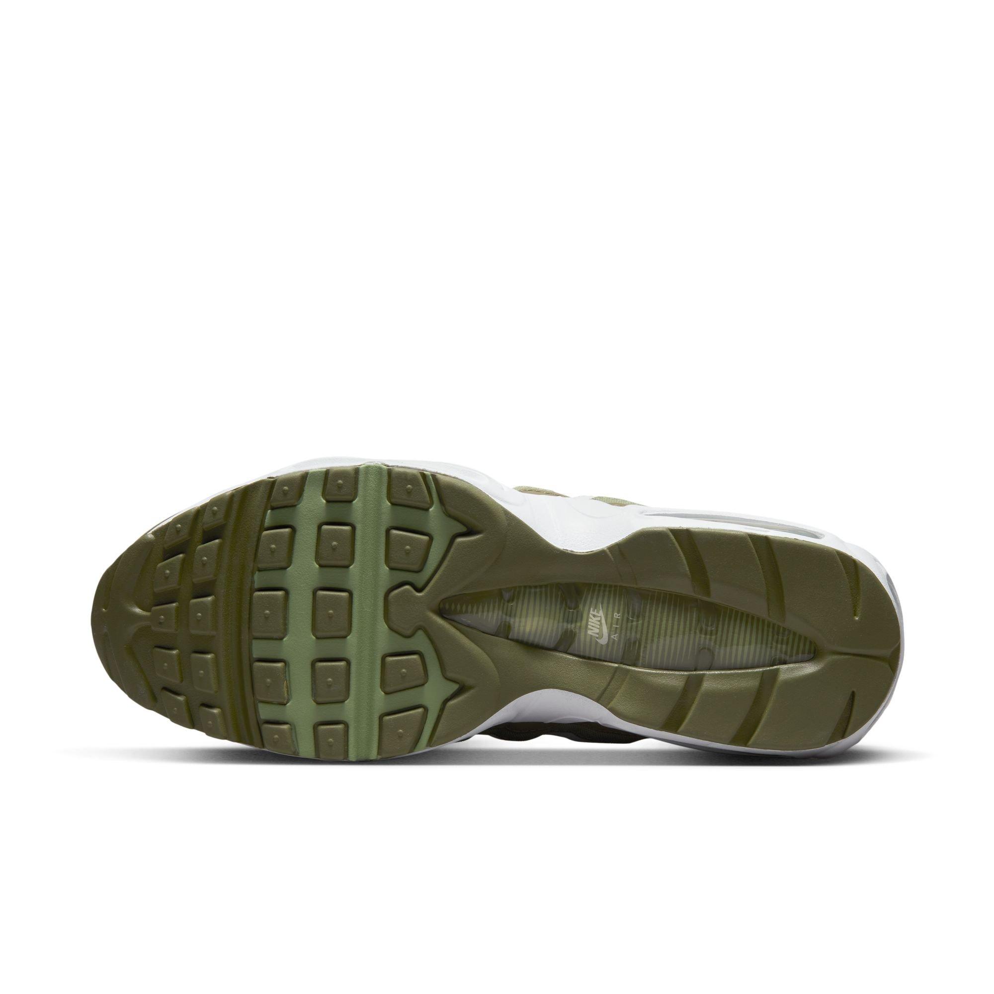 Nike Air Max 95 Men's "White/Oil Green/Medium Olive" Shoe