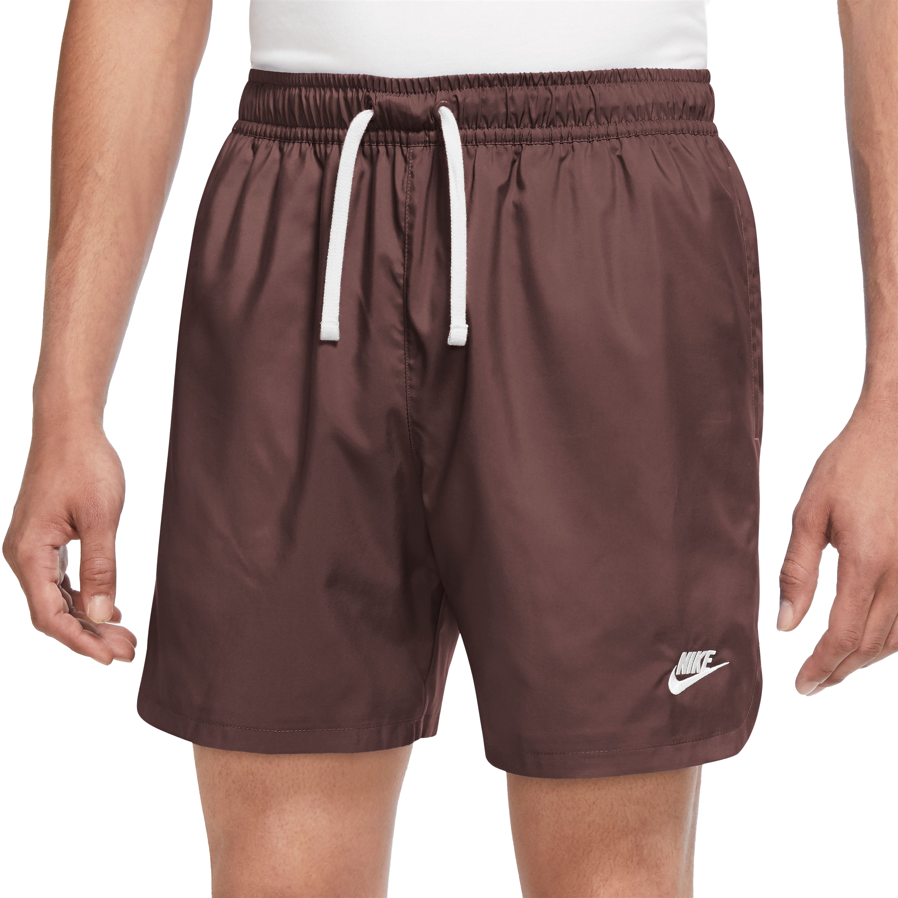 Nike Men's Sportswear Sport Essentials Woven Lined Flow Shorts-Brown