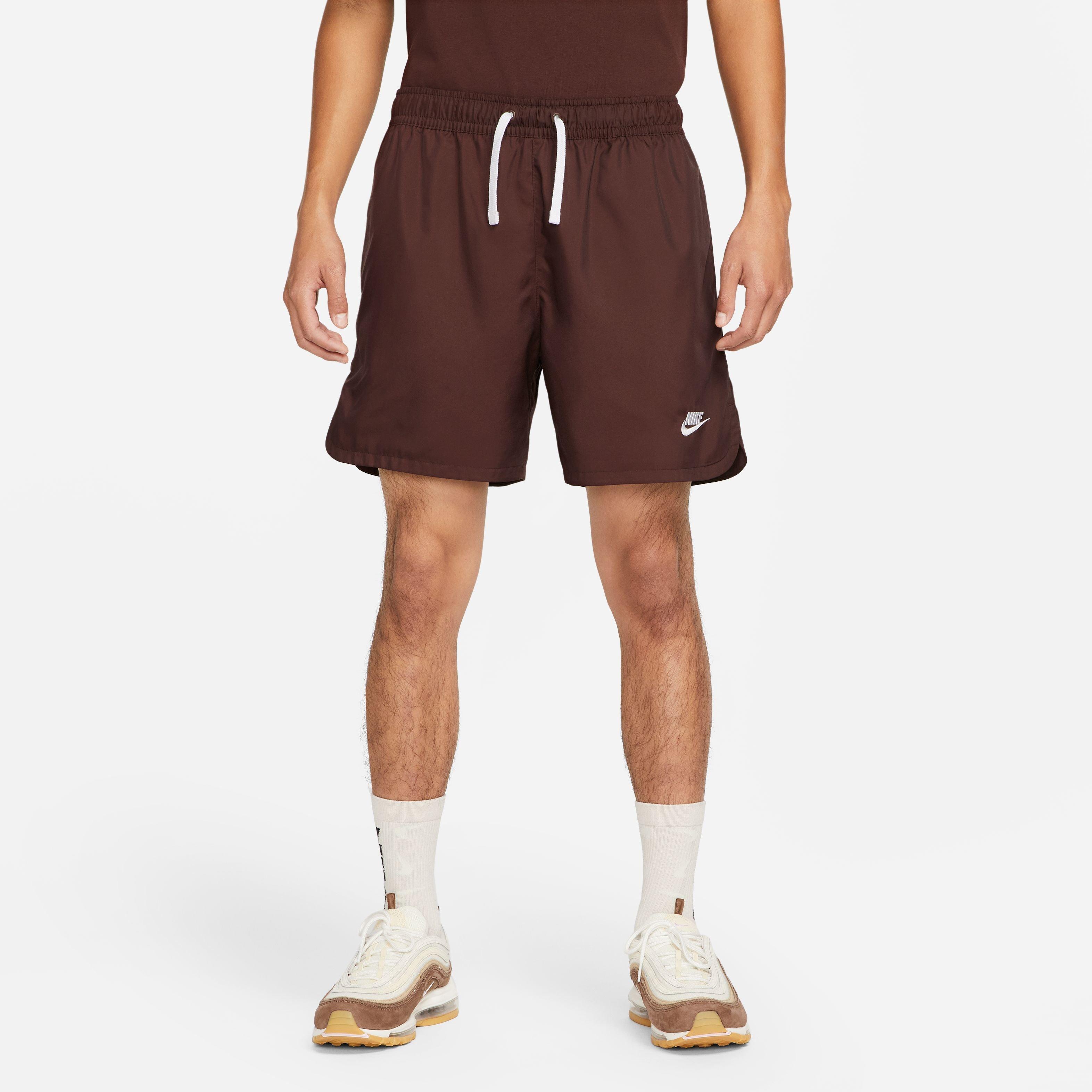 Nike Men's Sportswear Sport Essentials Woven Lined Flow Shorts-Brown