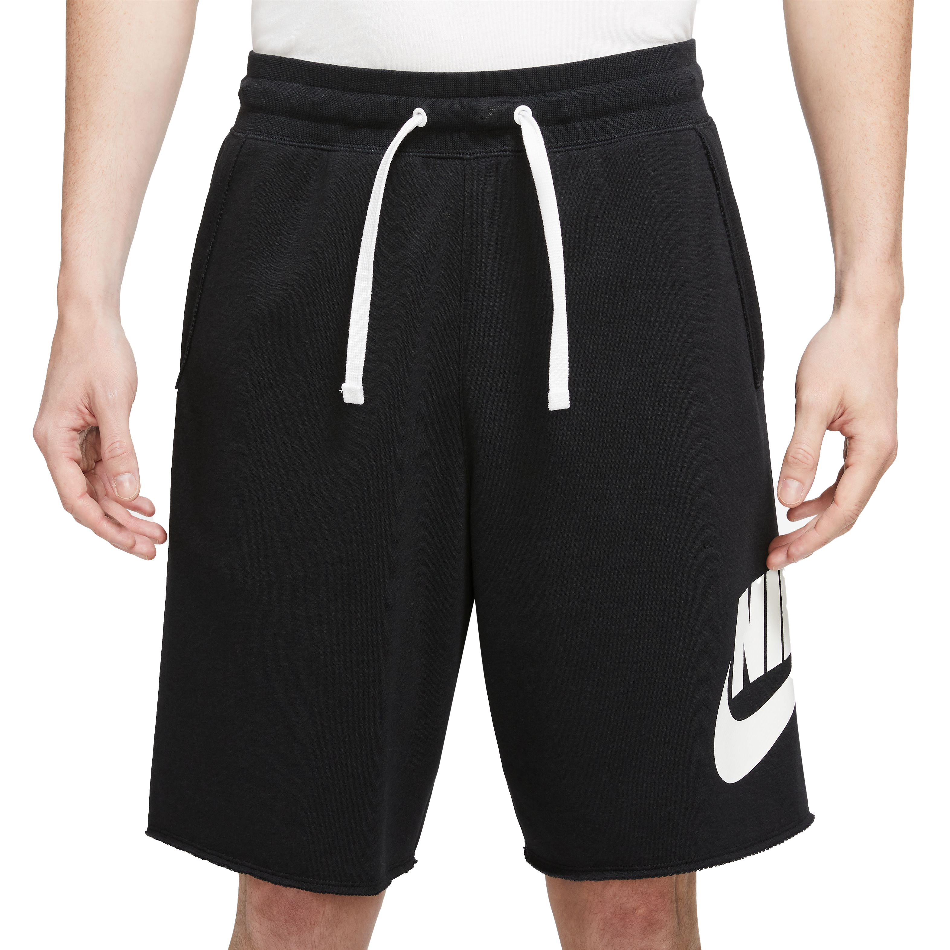 Nike Men's Club Fleece Alumni French Terry Shorts-Black