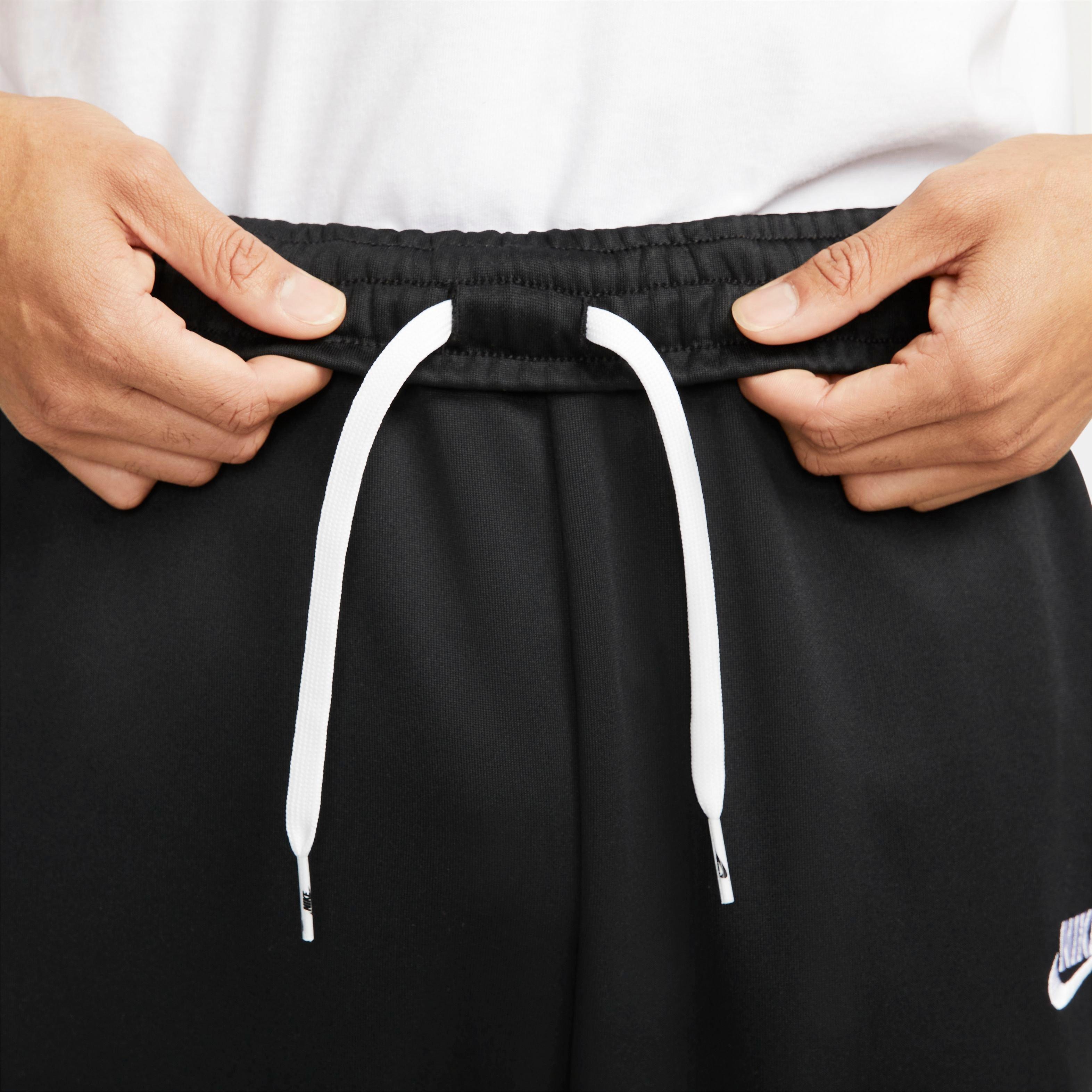 Nike Men's Club Polyknit Pants-Black - BLACK Thumbnail View 6