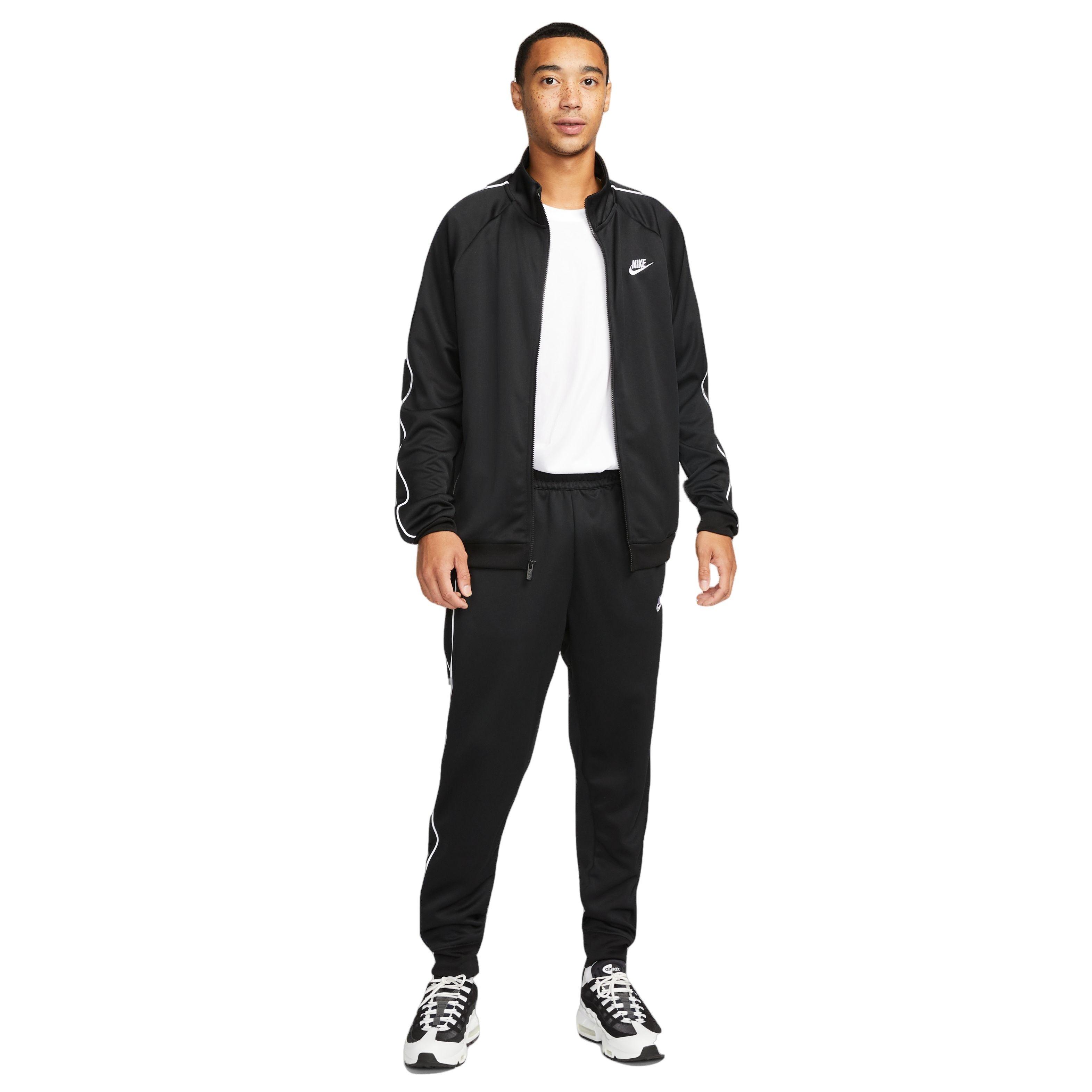 Nike Men's Club Polyknit Pants-Black - BLACK Thumbnail View 8