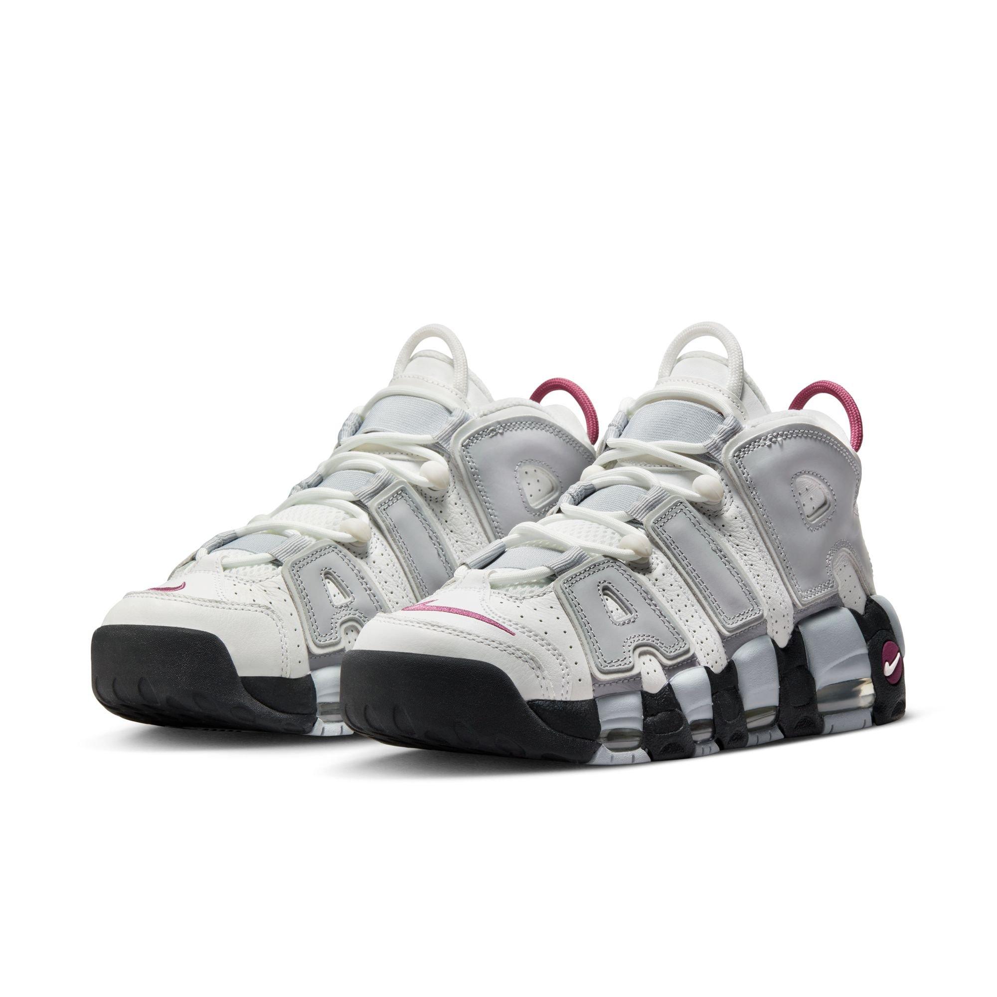 Nike Air More Uptempo Summit White Rosewood Wolf Grey Women s Shoe Hibbett