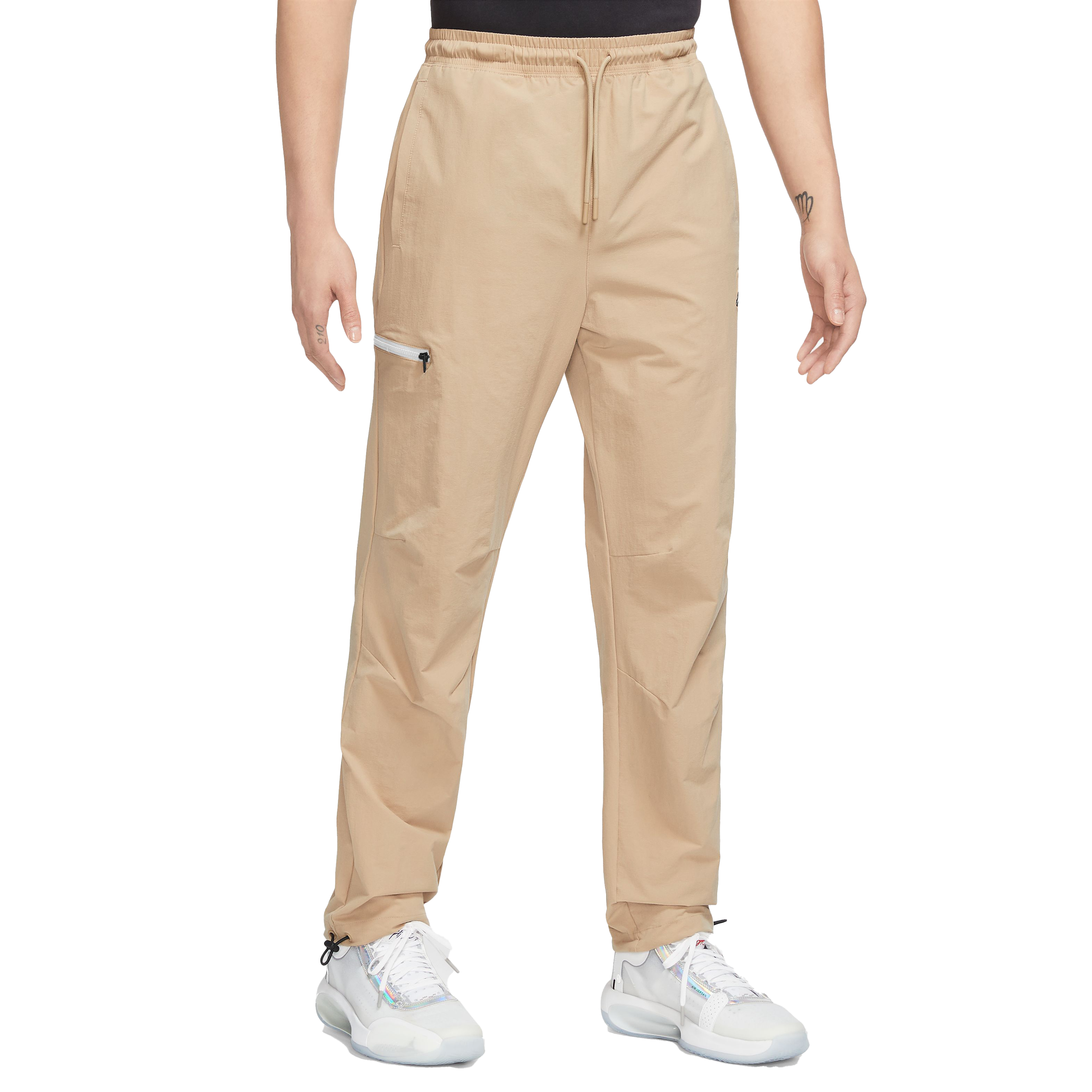 Khaki pants with on sale jordans