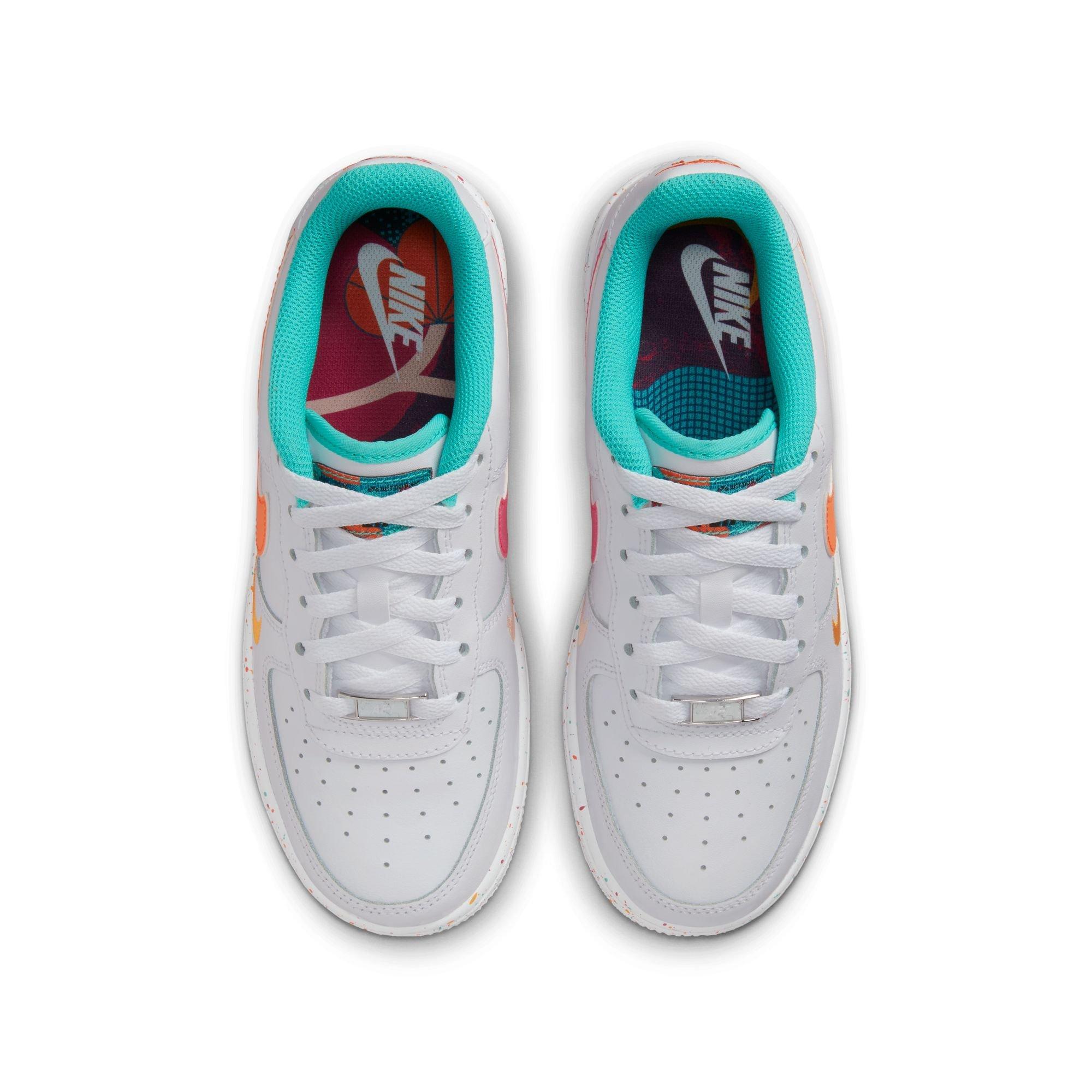 Nike Air Force 1 `07 LV8 - White / University Blue / Safety Orange