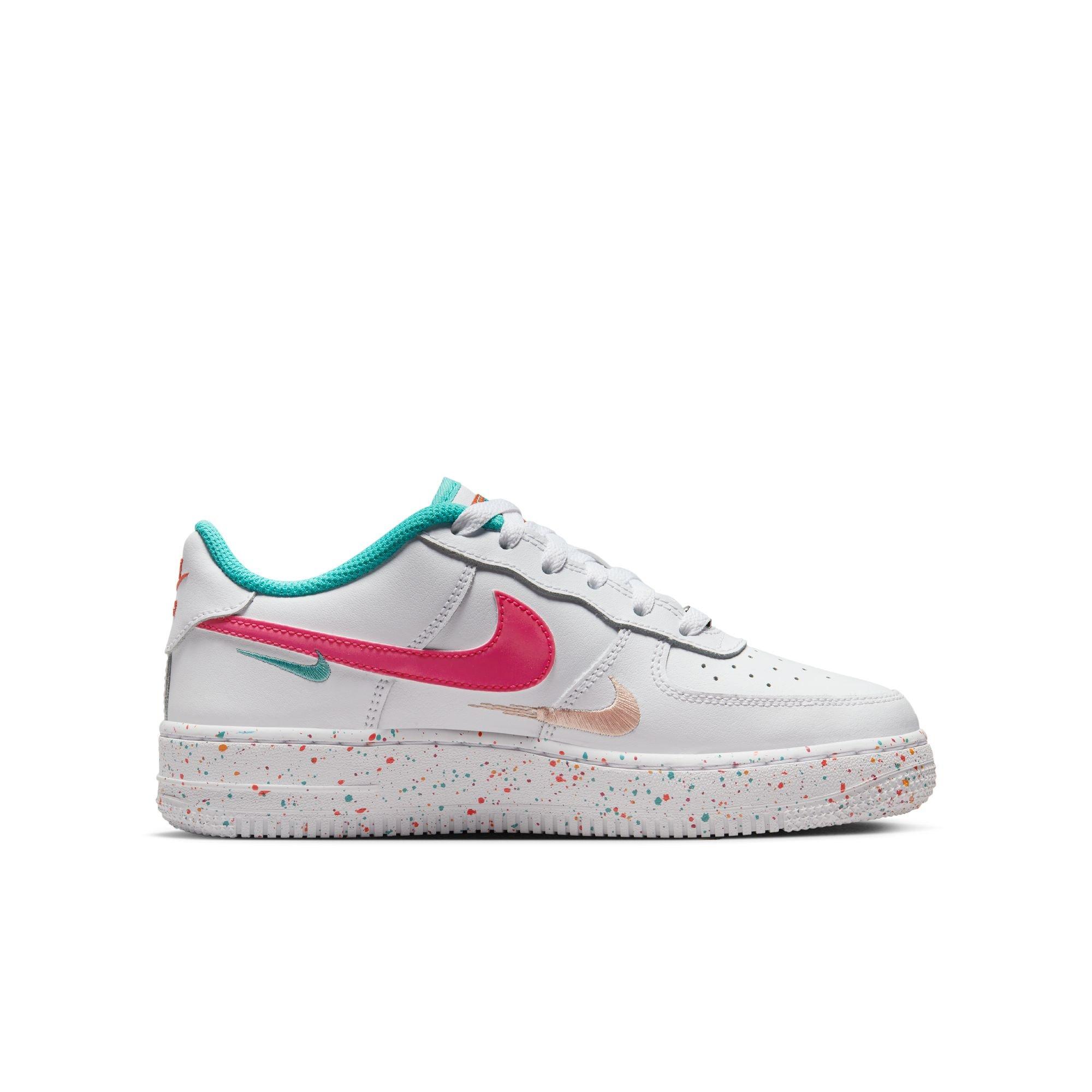 Nike Air Force 1 '07 LV8 White/University Blue/Safety Orange Men's Shoe -  Hibbett