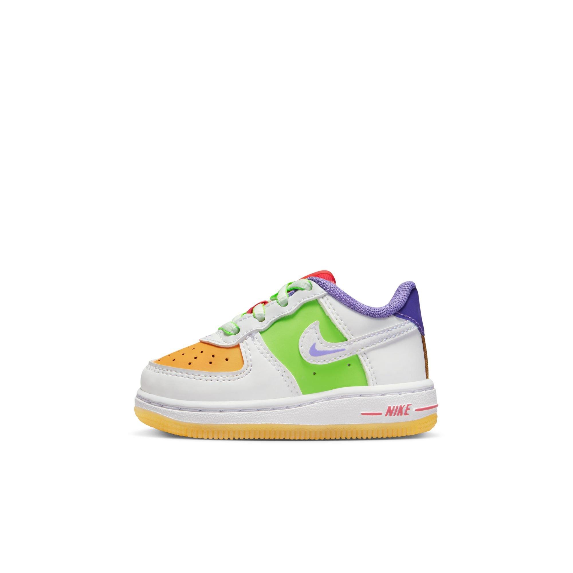 Nike Airforce One LV8 GS What The 90's Kids Purple Orange