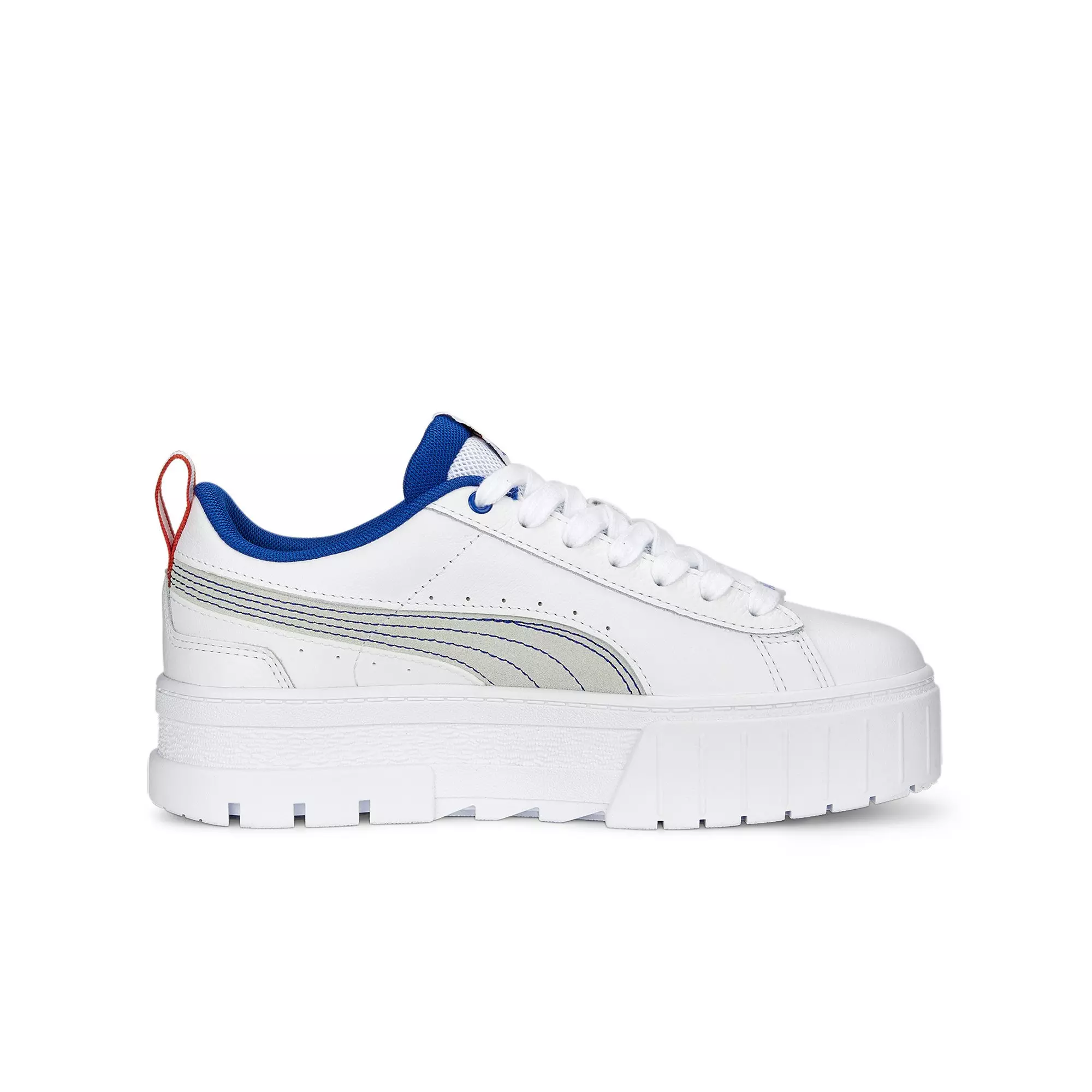 PUMA Mayze "White/Blue" Women's Shoe - WHITE/BLUE