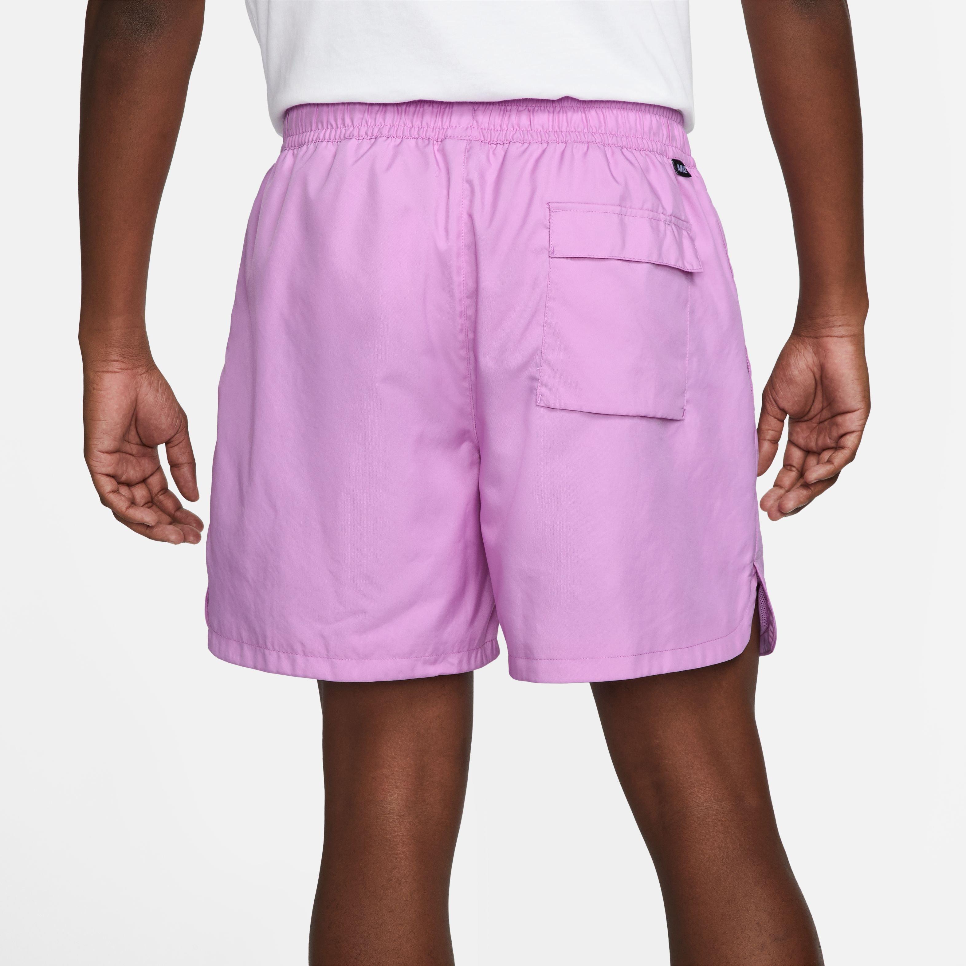 Nike Men's Sportswear Sport Essentials Woven Lined Flow Shorts-Purple - PURPLE Thumbnail View 3