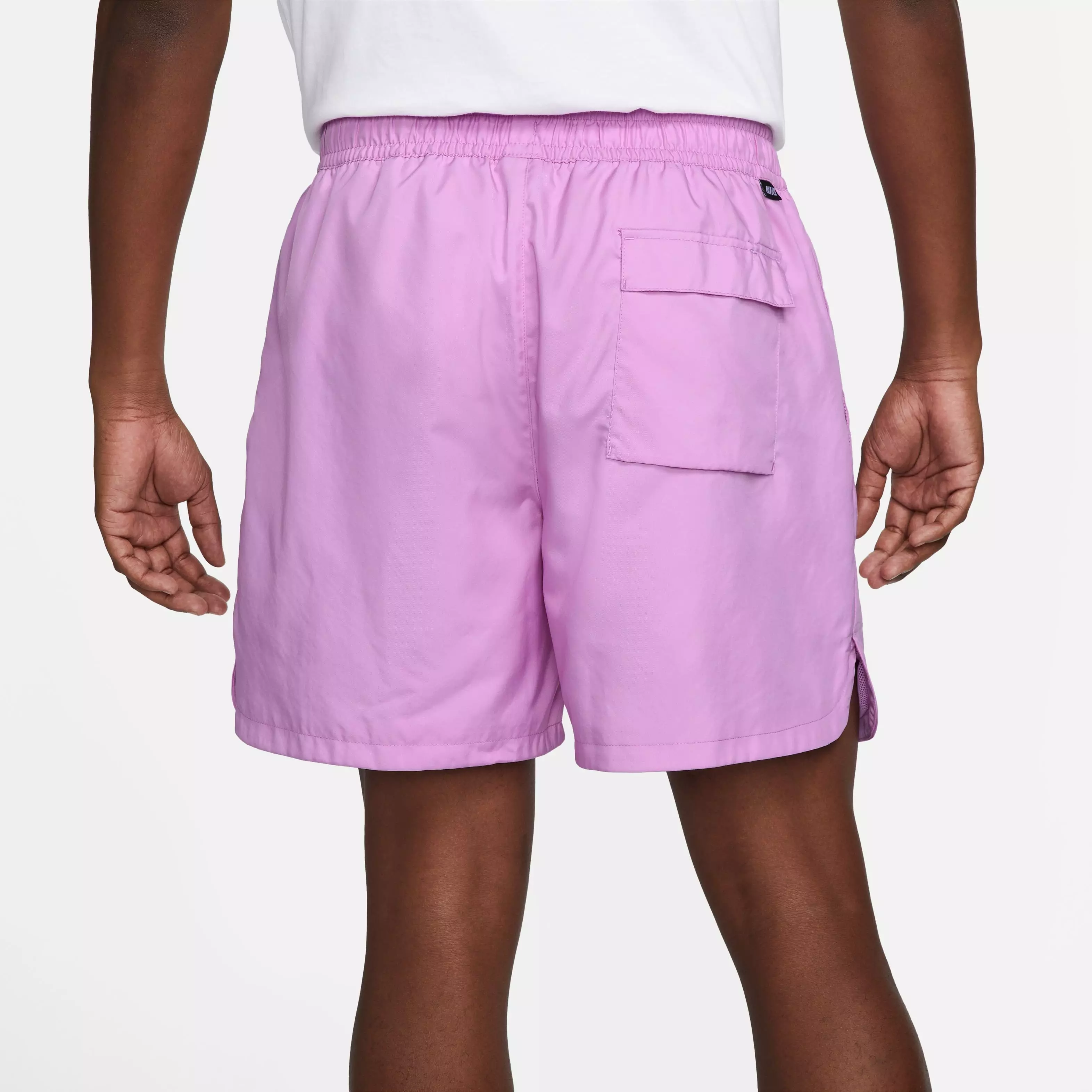 Nike Men's Sportswear Sport Essentials Woven Lined Flow Shorts-Purple - PURPLE