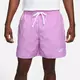 Nike Men's Sportswear Sport Essentials Woven Lined Flow Shorts-Purple - PURPLE Thumbnail View 8